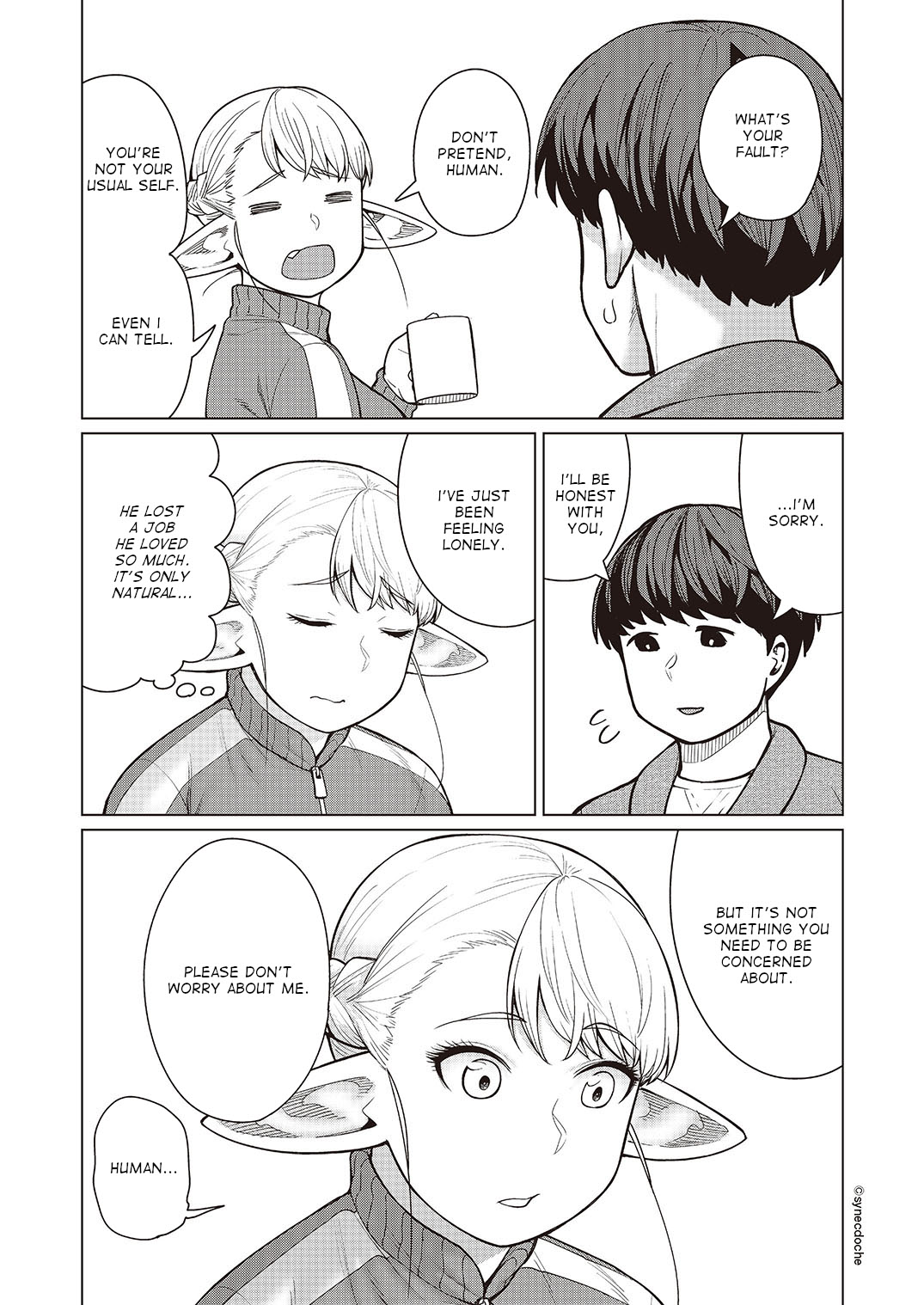 Elf-san wa Yaserarenai. Chapter 46 page 10 - Chapter 46