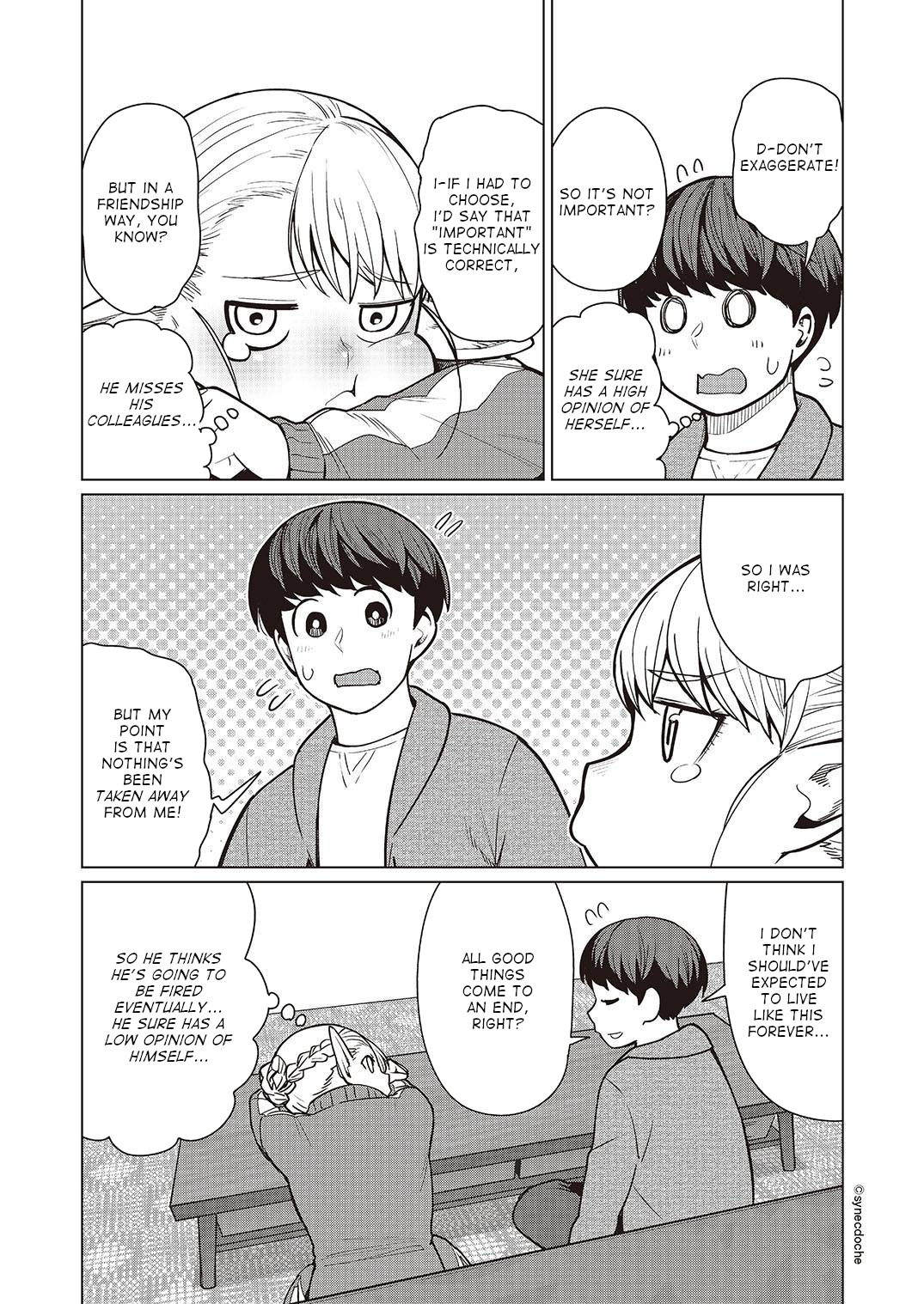 Elf-san wa Yaserarenai. Chapter 46 page 12 - Chapter 46