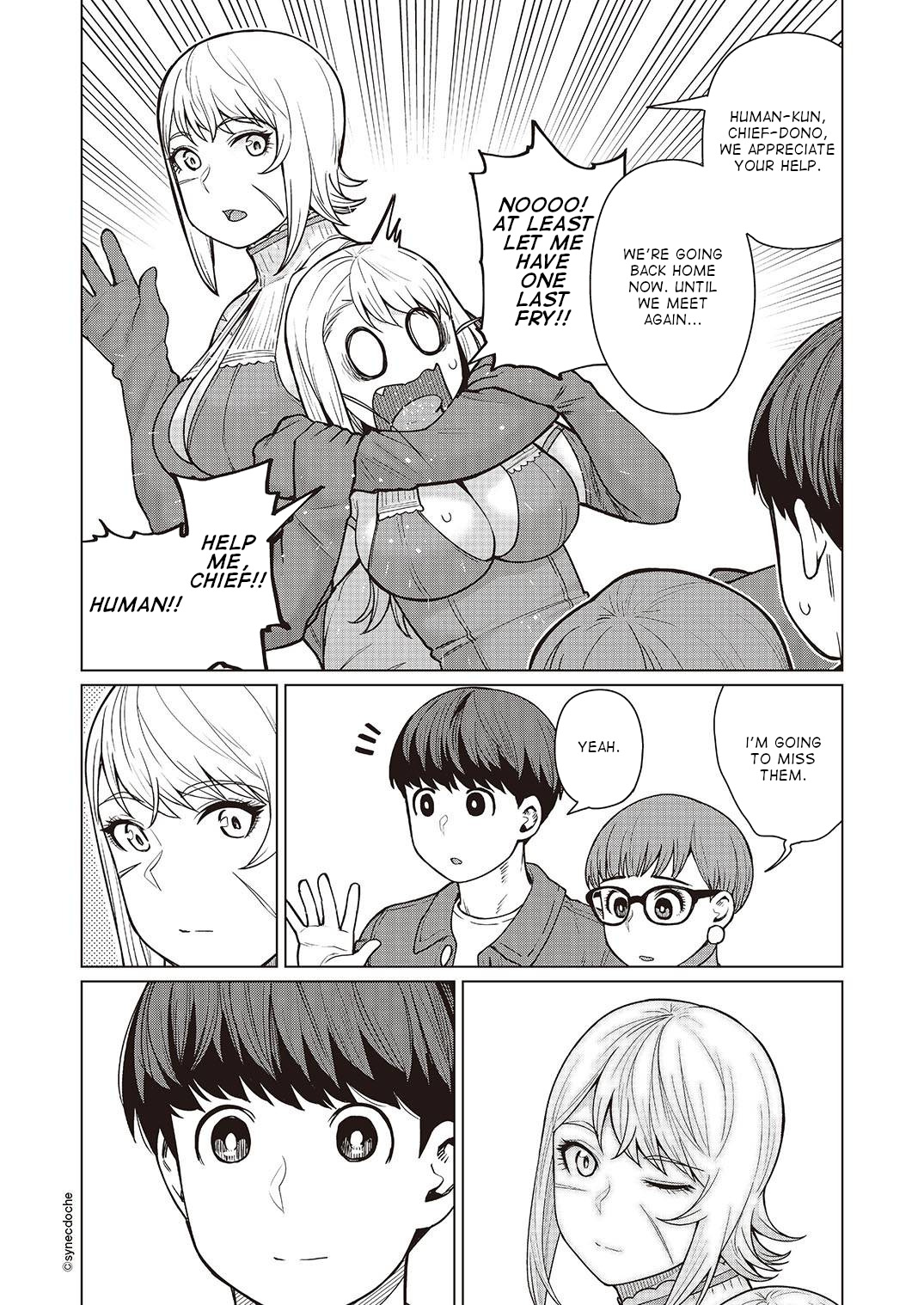 Elf-san wa Yaserarenai. Chapter 46 page 27 - Chapter 46