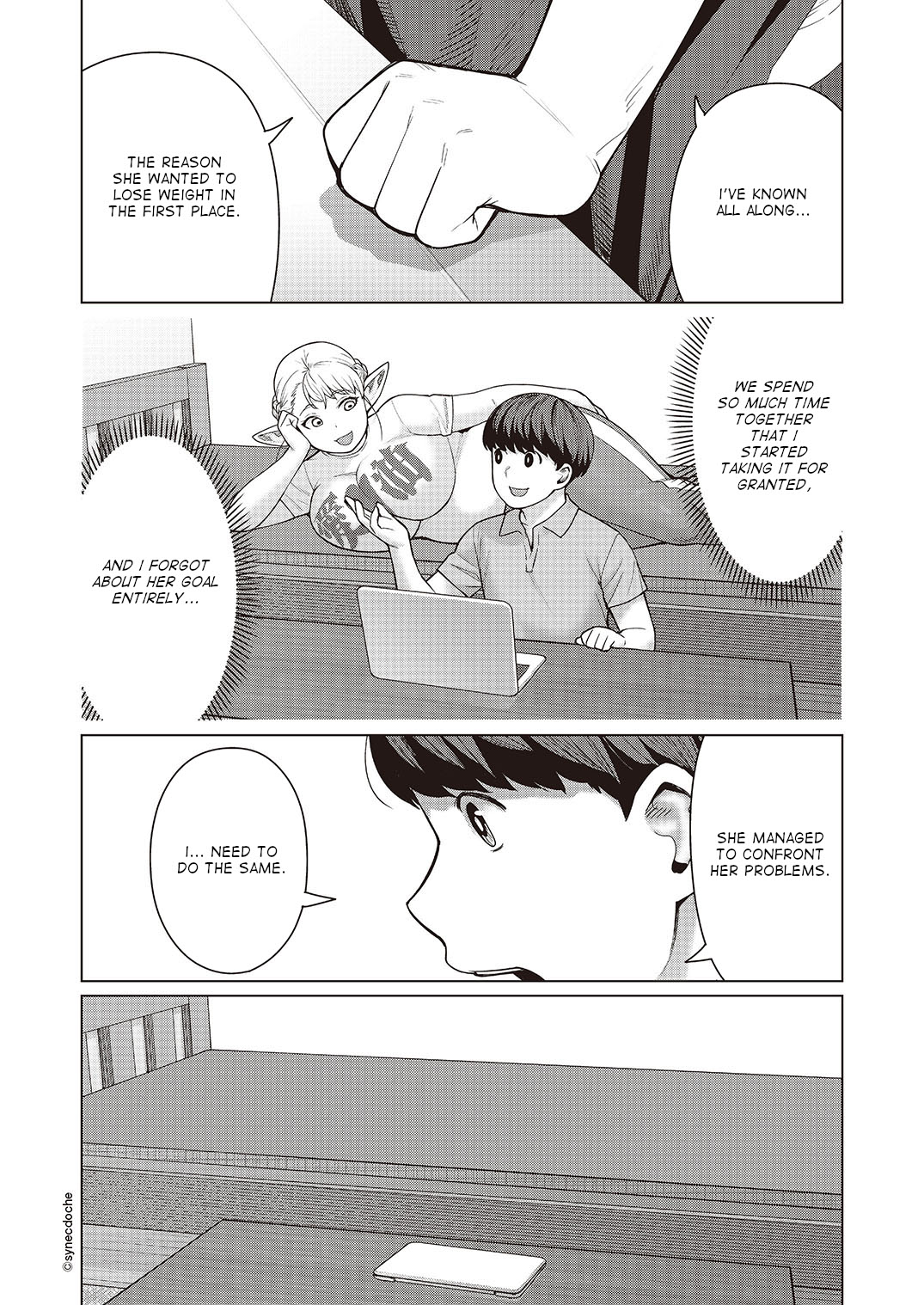 Elf-san wa Yaserarenai. Chapter 46 page 7 - Chapter 46
