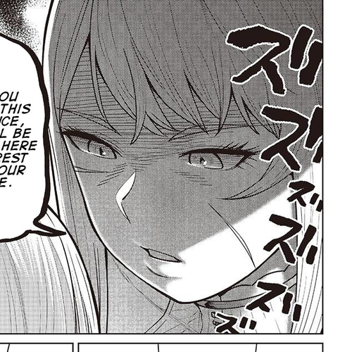 Elf-san wa Yaserarenai. Chapter 46 cover