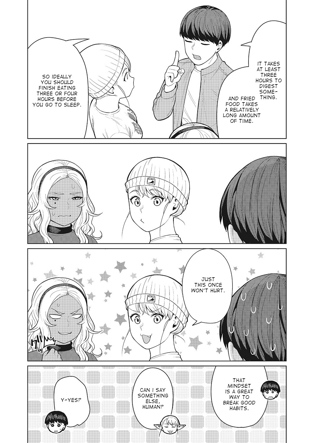 Elf-san wa Yaserarenai. Chapter 47 page 21 - Chapter 47 [END]