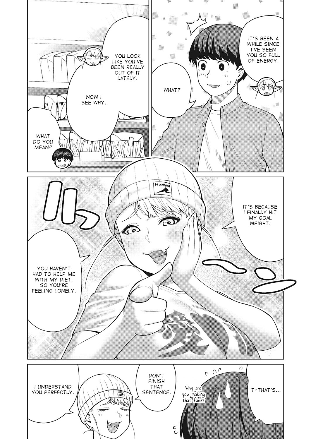 Elf-san wa Yaserarenai. Chapter 47 page 22 - Chapter 47 [END]