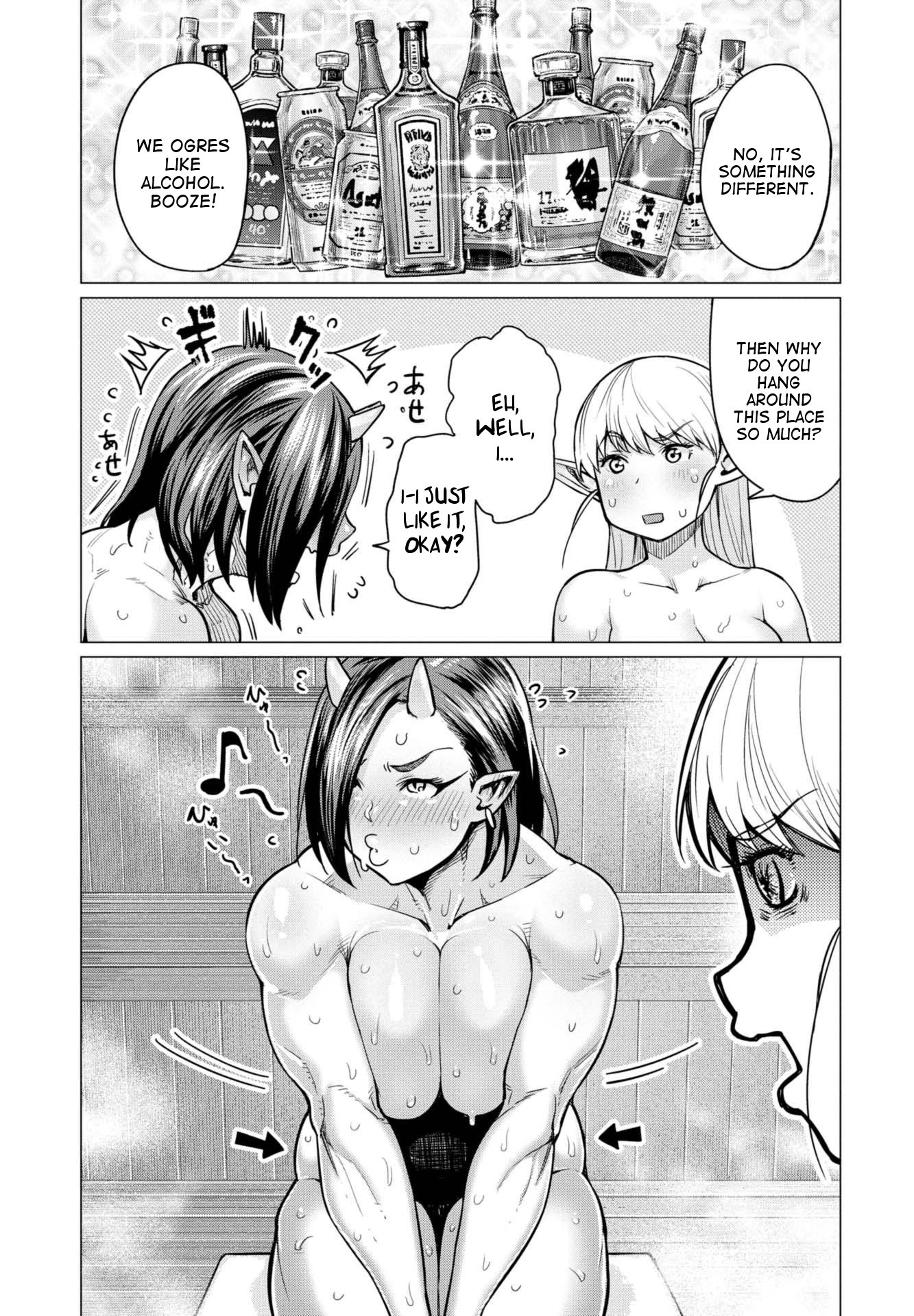 Elf-san wa Yaserarenai. Chapter 5 page 14 - Chapter 5: Appointment 5: Ogre Heat Wave (Uncensored)