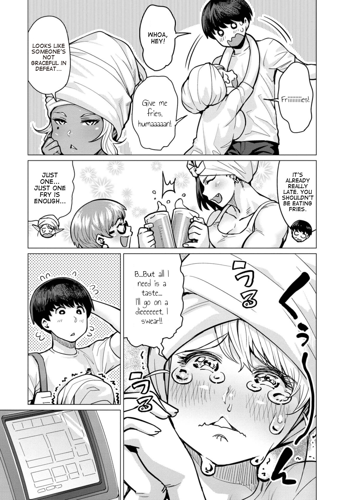 Elf-san wa Yaserarenai. Chapter 5 page 21 - Chapter 5: Appointment 5: Ogre Heat Wave (Uncensored)