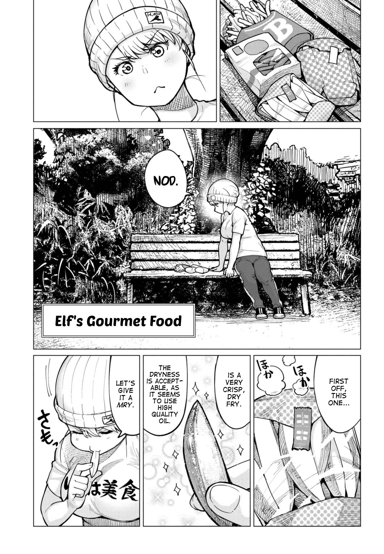 Elf-san wa Yaserarenai. Chapter 6.5 page 1 - Chapter 6.5: Volume 1 Omake