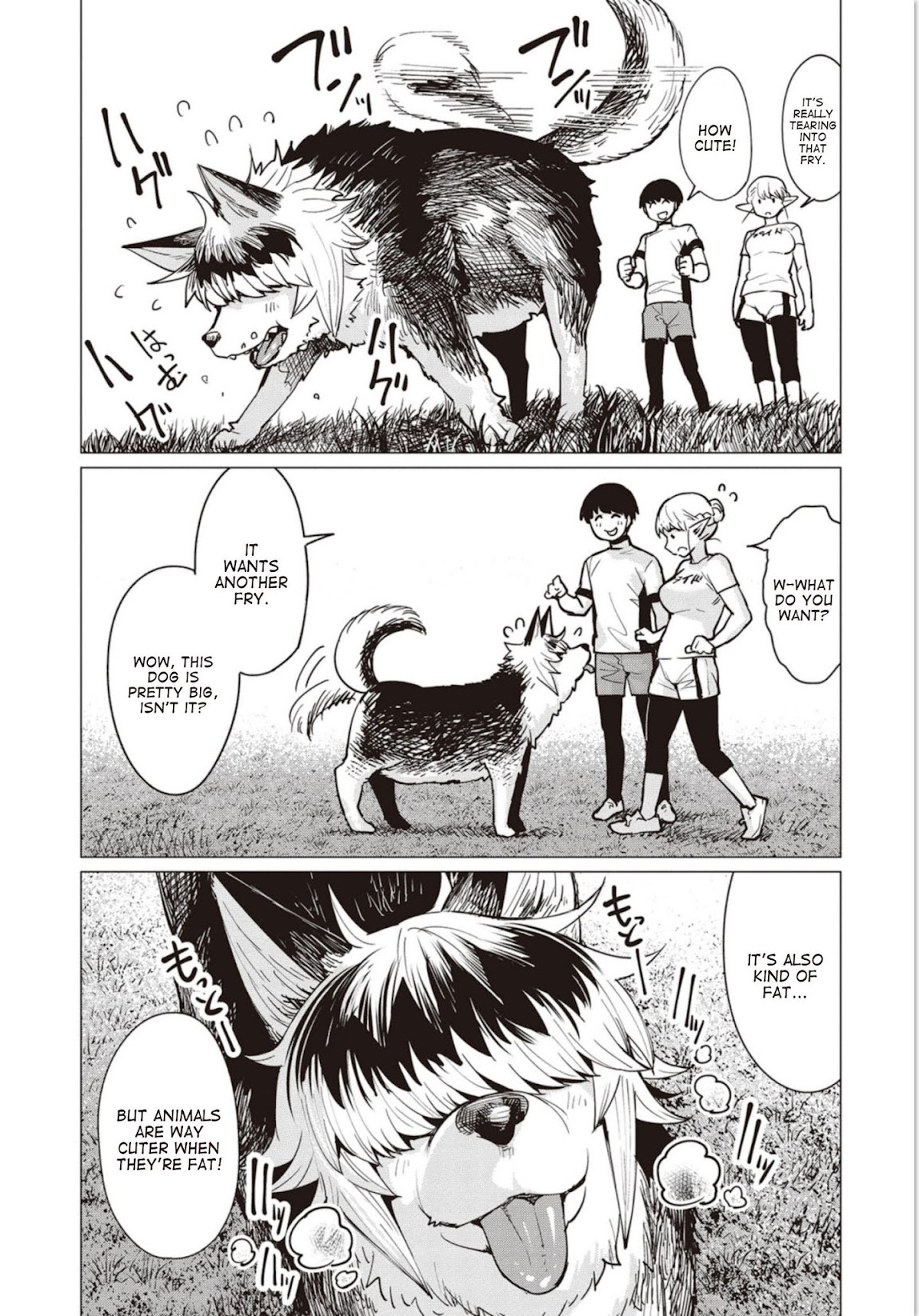 Elf-san wa Yaserarenai. Chapter 6 page 10 - Chapter 6: Appointment 6: Baroness Dog