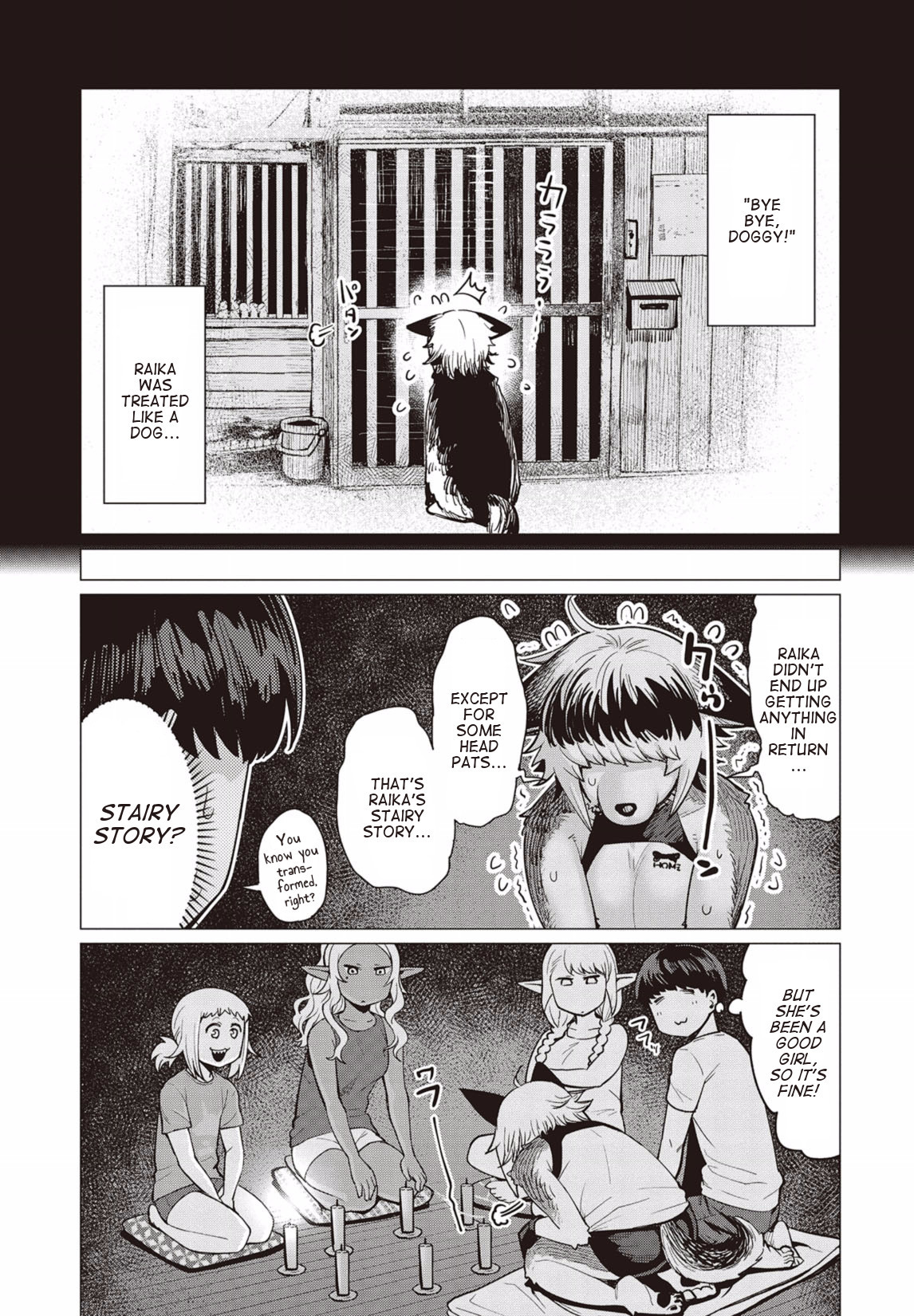 Elf-san wa Yaserarenai. Chapter 9 page 20 - Chapter 9: Appointment 9: Moonless Mystery