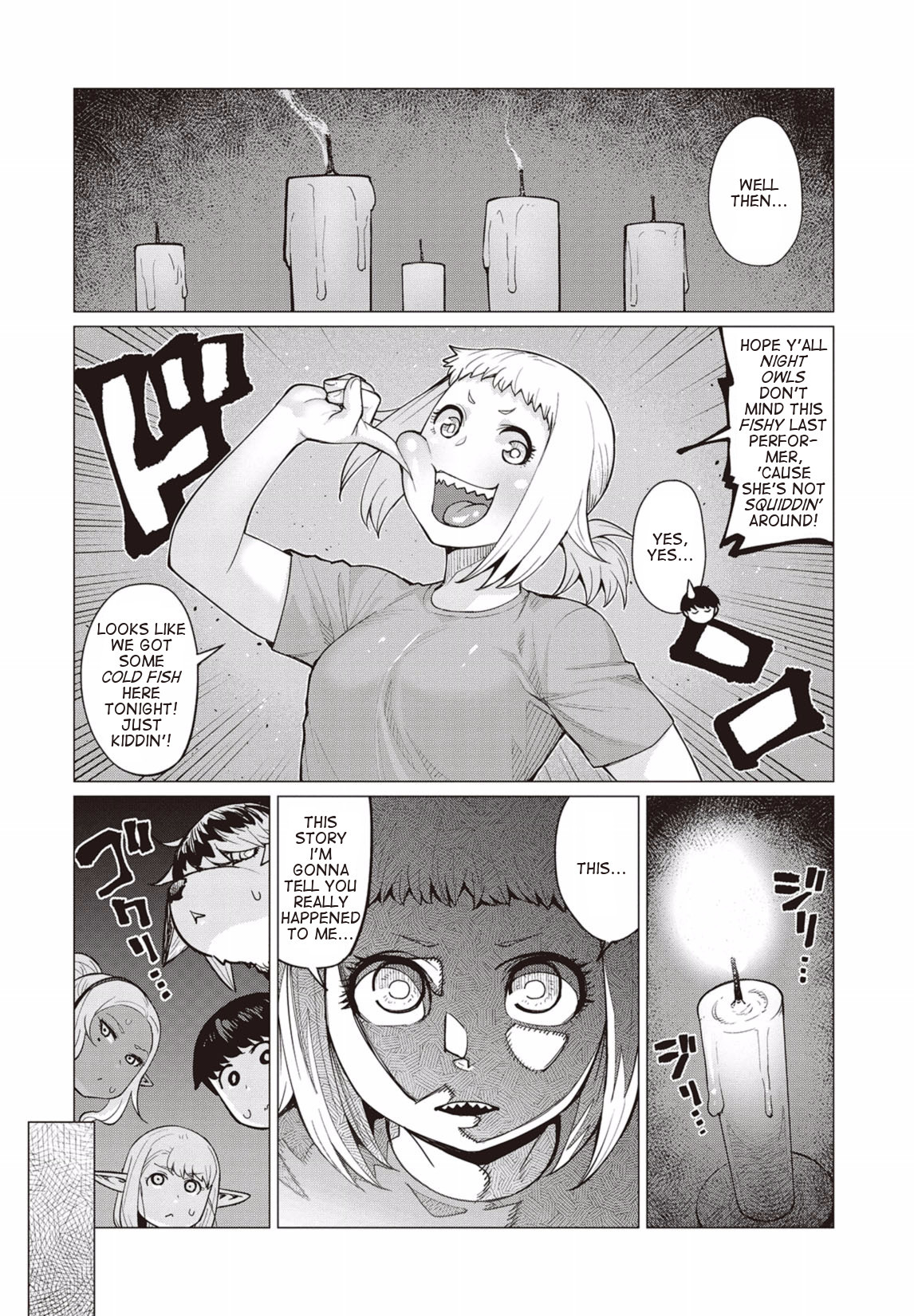 Elf-san wa Yaserarenai. Chapter 9 page 21 - Chapter 9: Appointment 9: Moonless Mystery