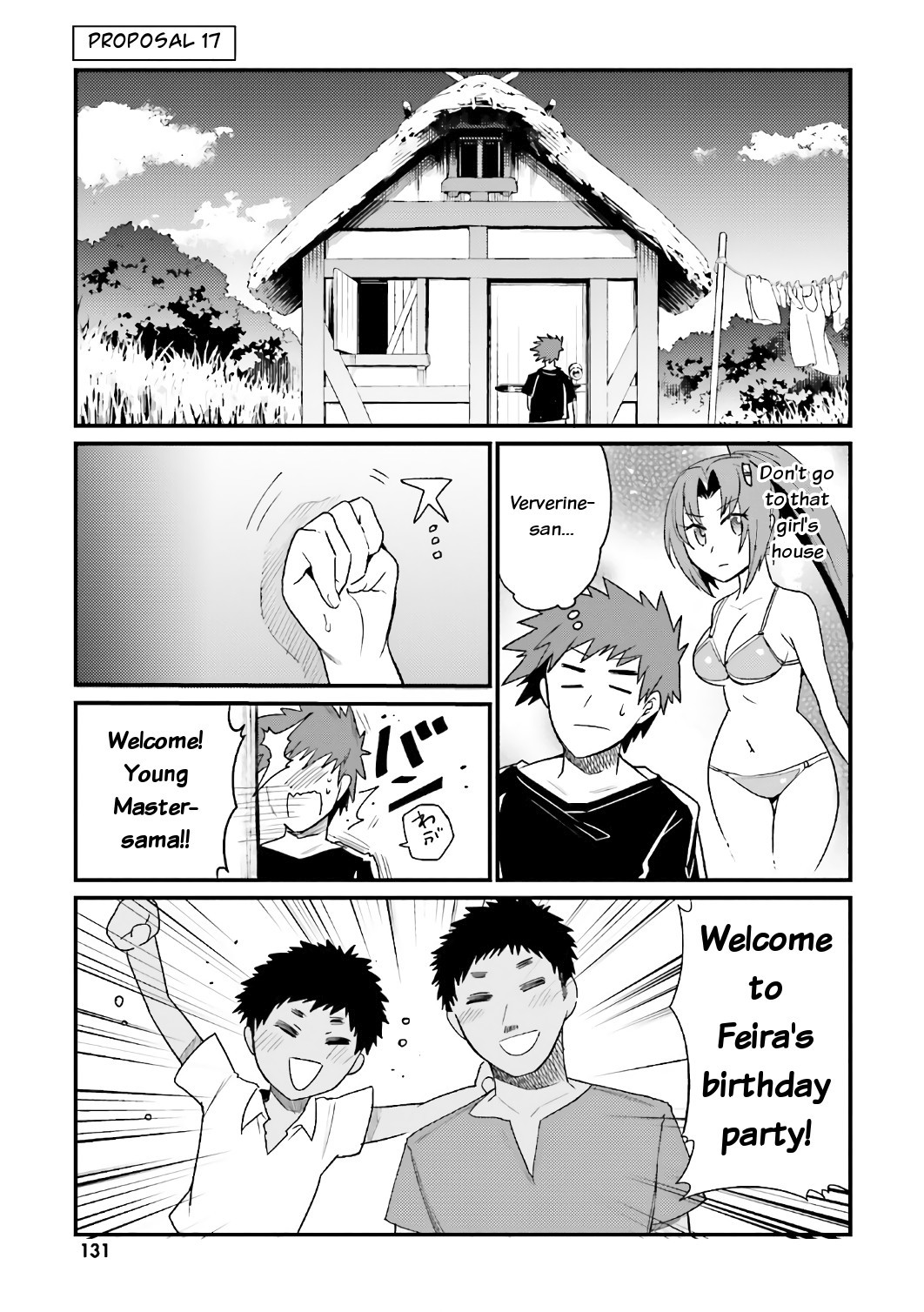 Elf Yome to Hajimeru Isekai Ryoushu Seikatsu Chapter 17 page 1 - Chapter 17: Feira's birthday party