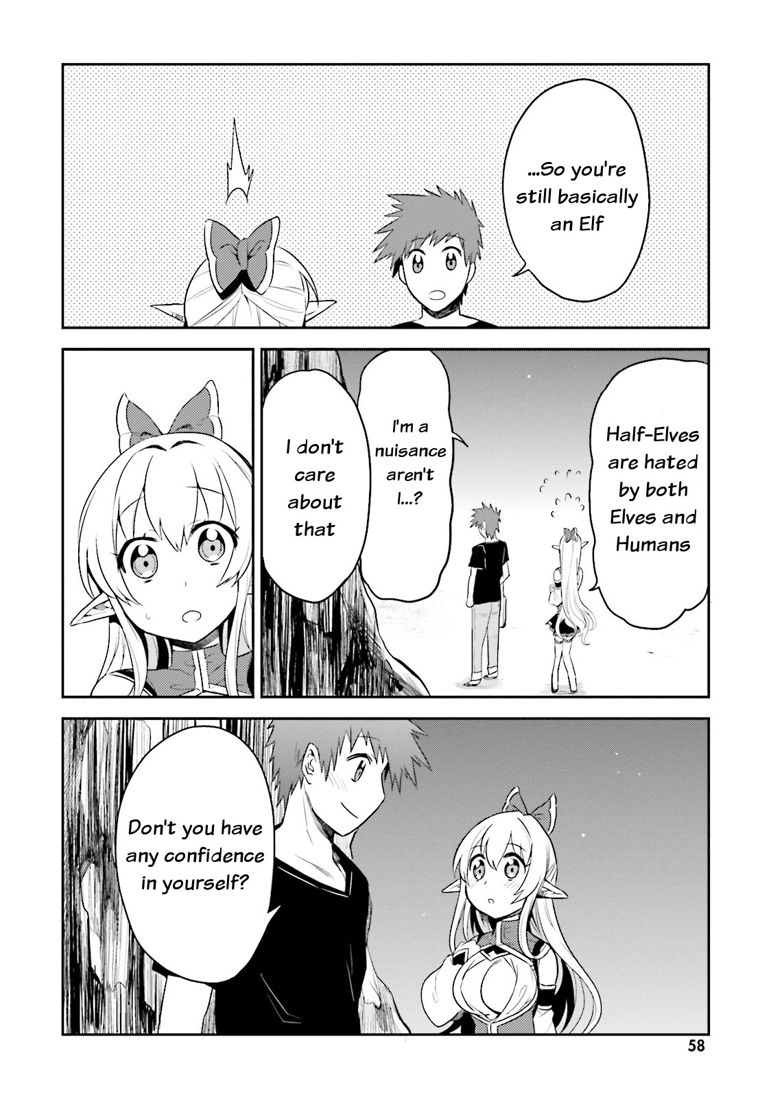 Elf Yome to Hajimeru Isekai Ryoushu Seikatsu Chapter 3 page 4 - Chapter 3: About Elves and Castles