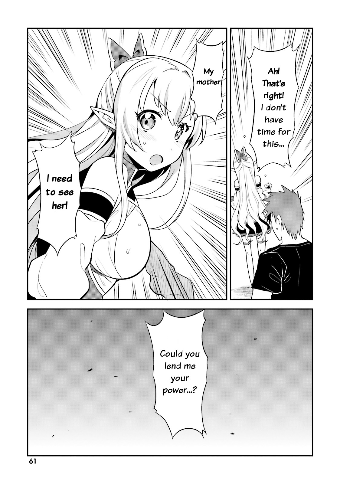 Elf Yome to Hajimeru Isekai Ryoushu Seikatsu Chapter 3 page 7 - Chapter 3: About Elves and Castles