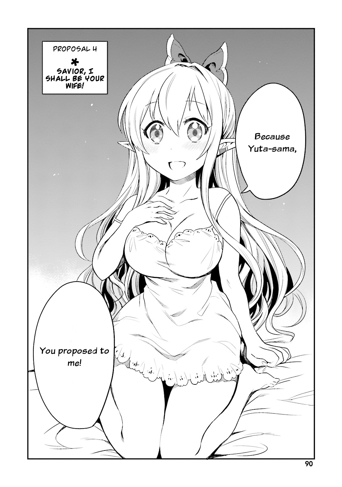 Elf Yome to Hajimeru Isekai Ryoushu Seikatsu Chapter 4 page 2 - Chapter 4: Savior, I shall be your wife!