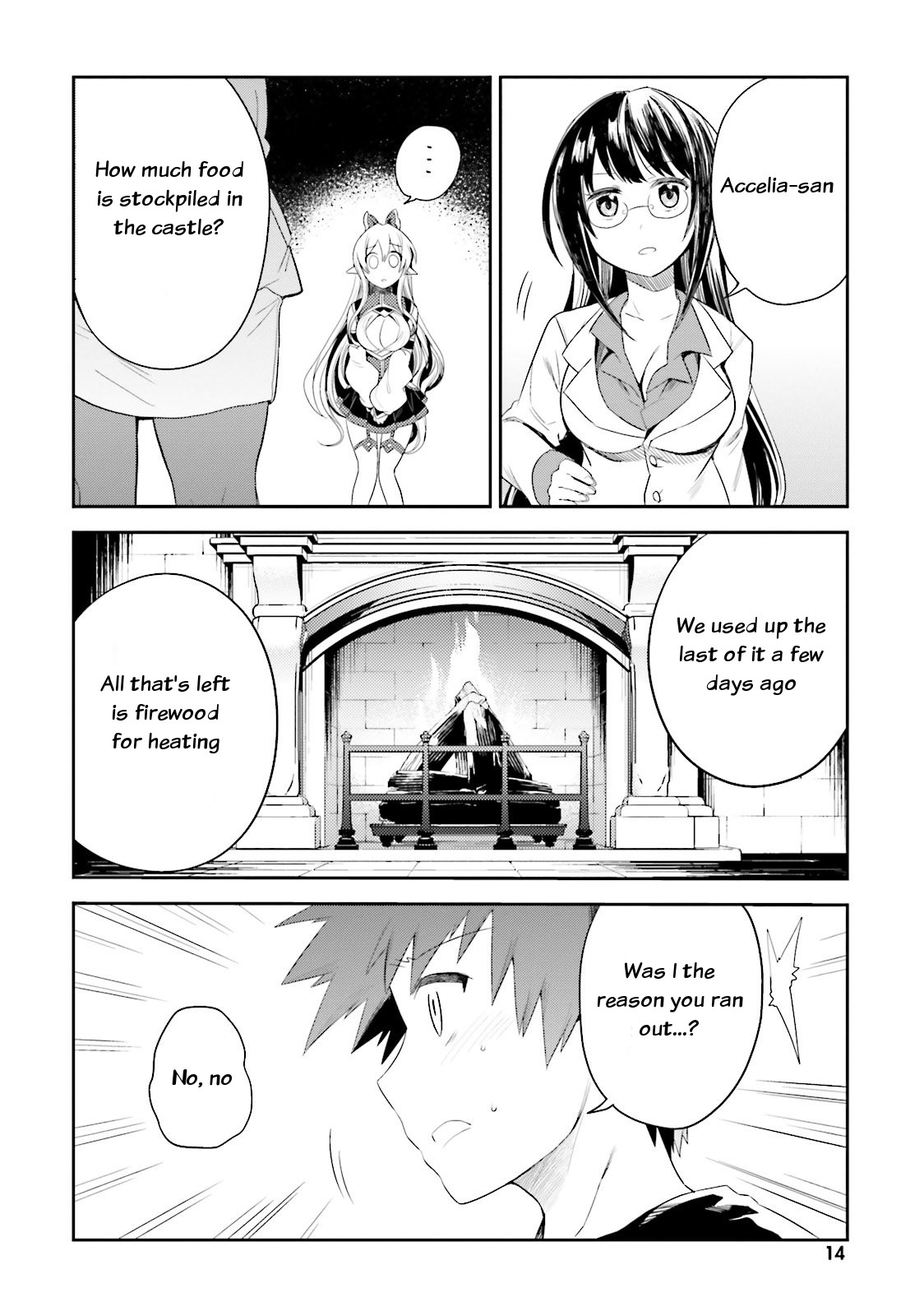 Elf Yome to Hajimeru Isekai Ryoushu Seikatsu Chapter 7 page 2 - Chapter 7: Food Shortage