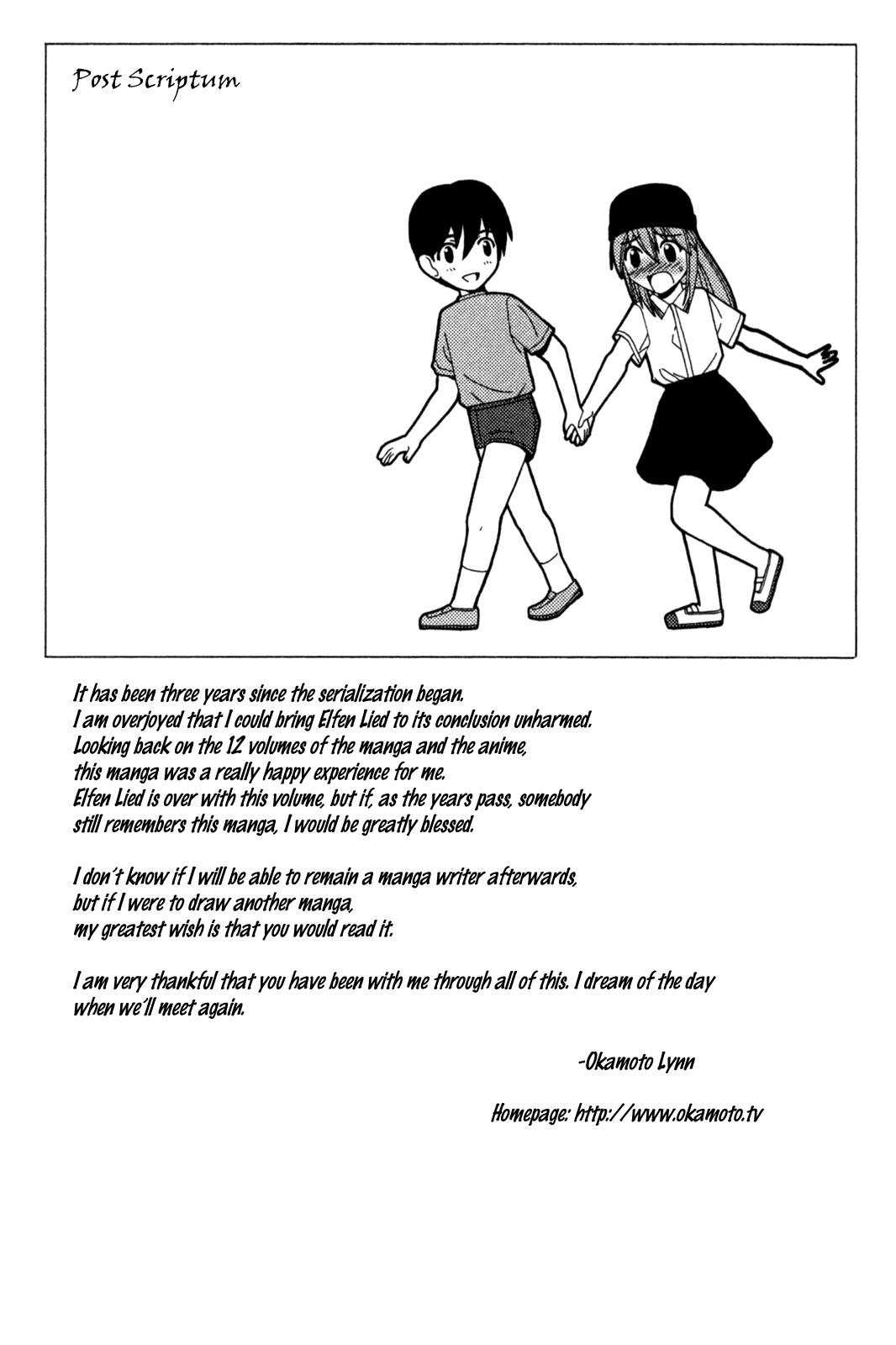 Elfen Lied Chapter 107 page 40 - Chapter 107: Conclusion