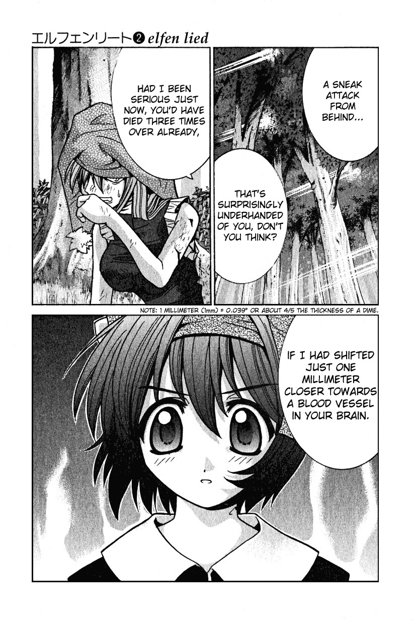 Elfen Lied Chapter 14 page 5 - Chapter 14: Clash
