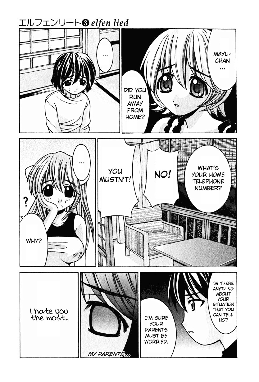 Elfen Lied Chapter 18 page 12 - Chapter 18: The Girl's Past