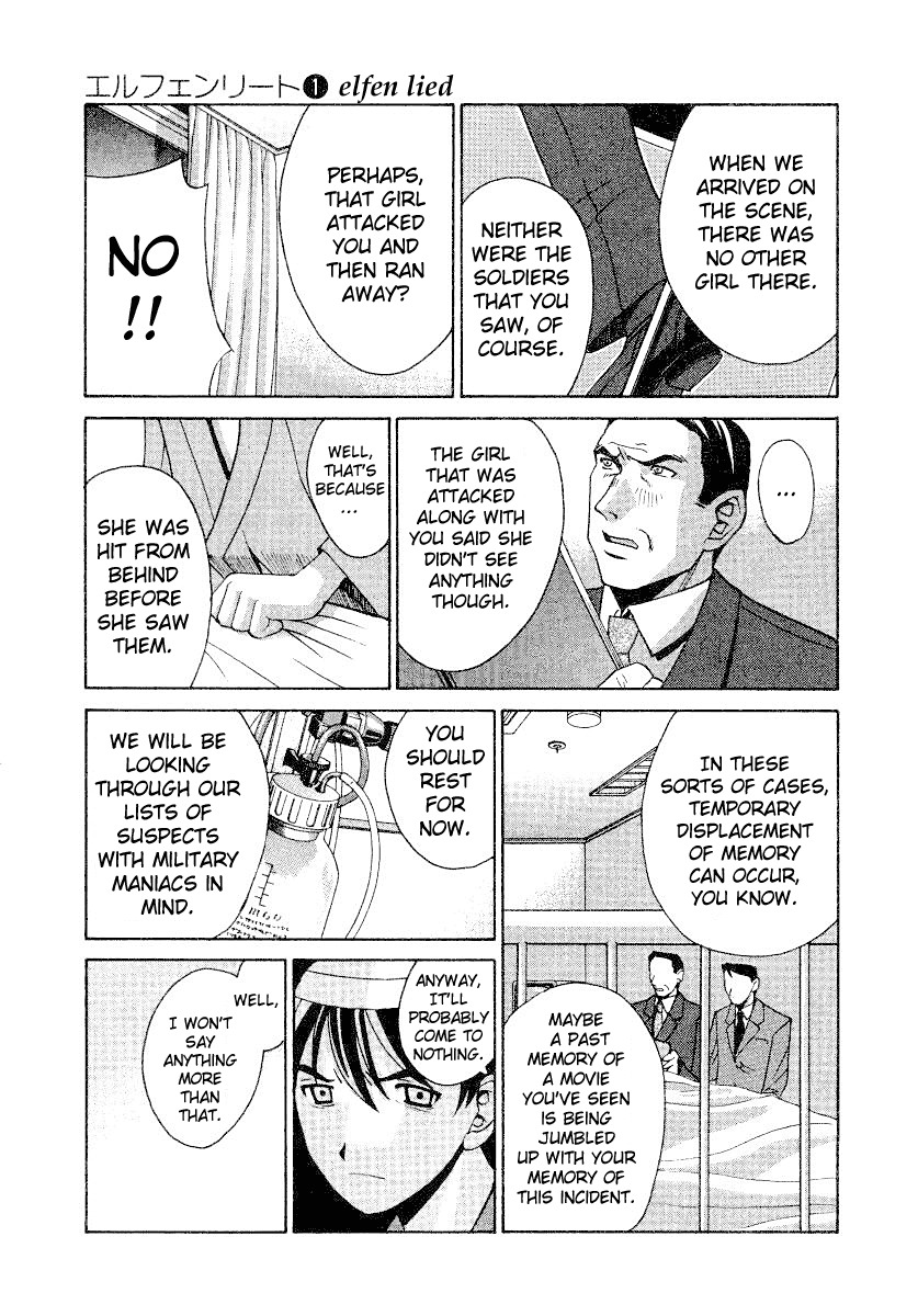 Elfen Lied Chapter 4 page 13 - Chapter 4: Loss of Memory