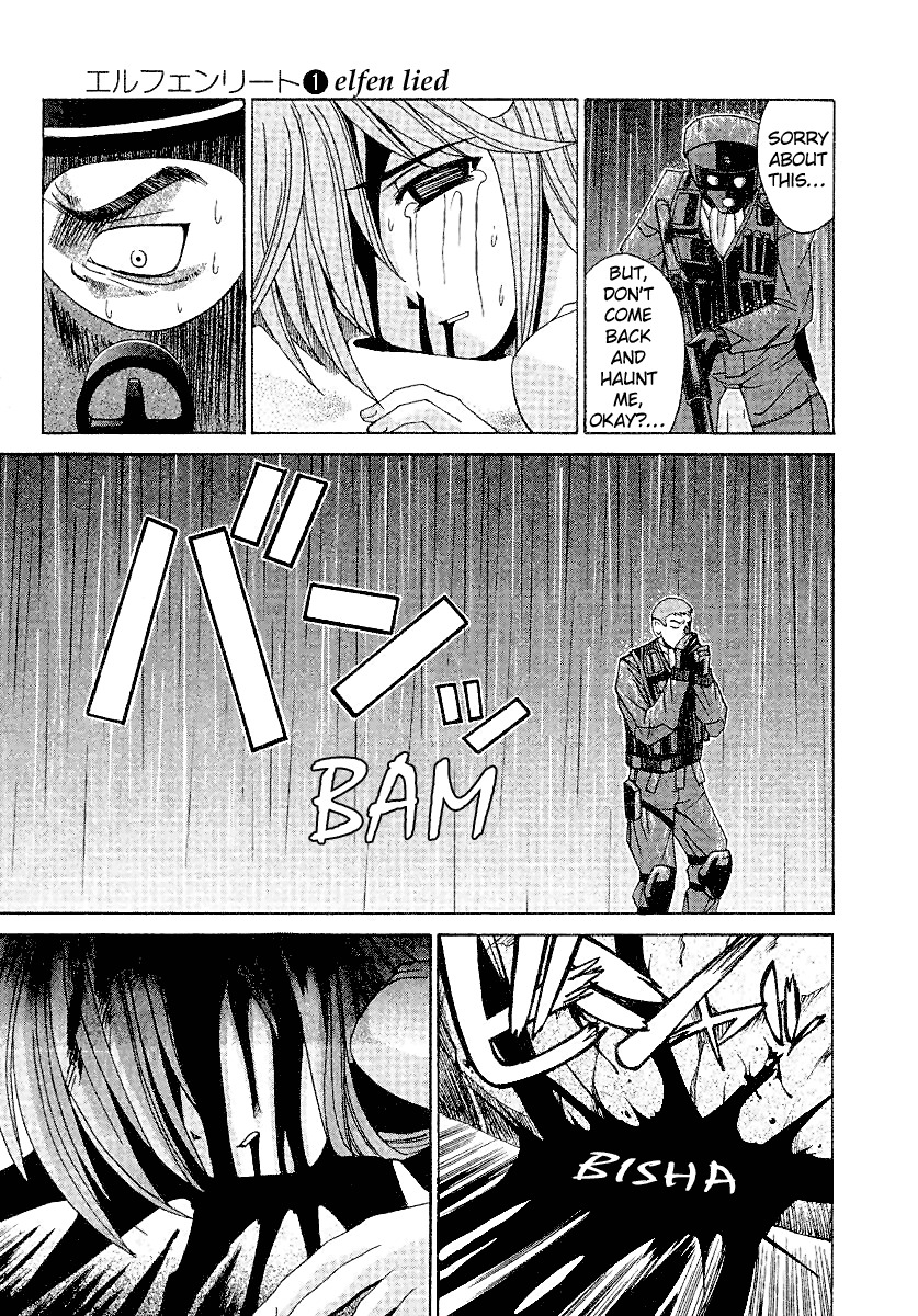 Elfen Lied Chapter 4 page 9 - Chapter 4: Loss of Memory