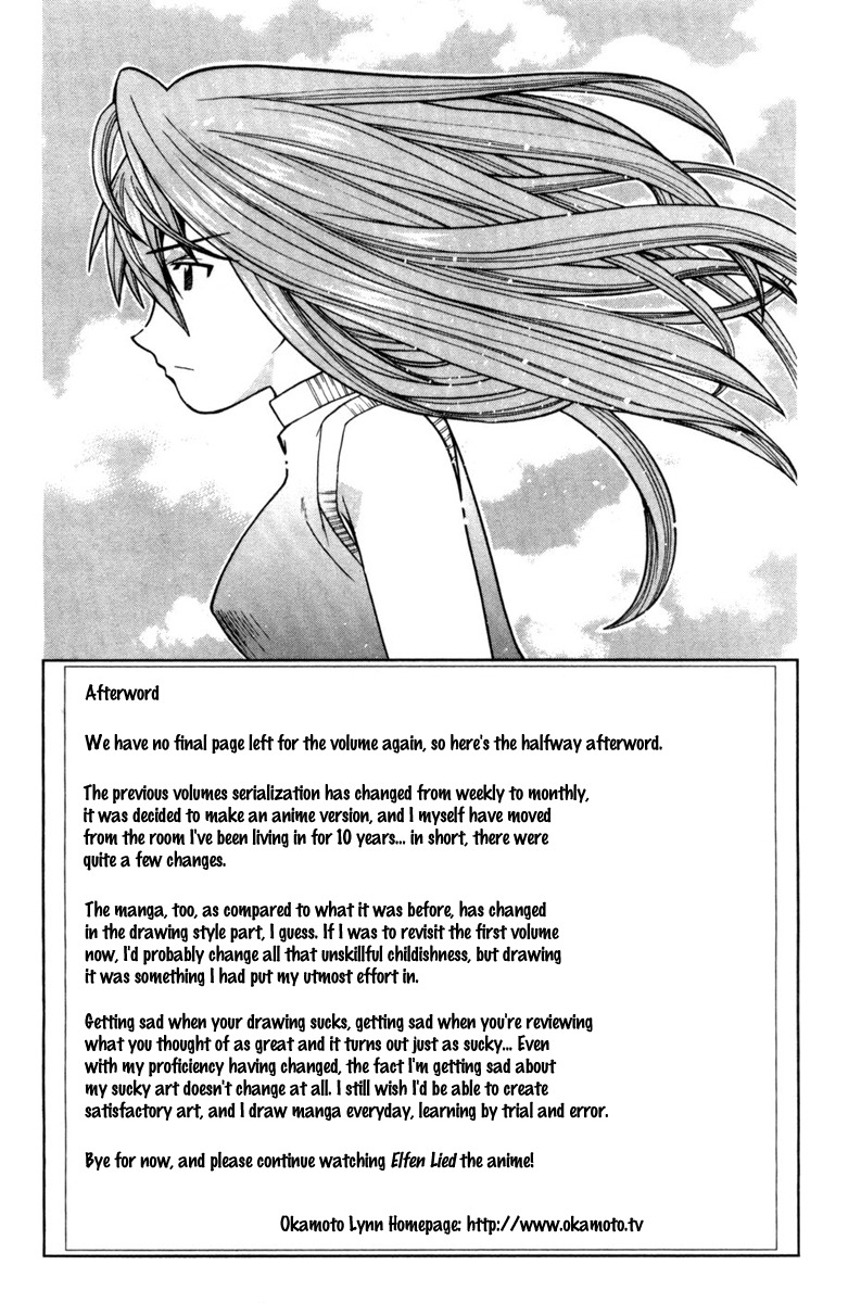 Elfen Lied Chapter 74 page 37 - Chapter 74: God of Death