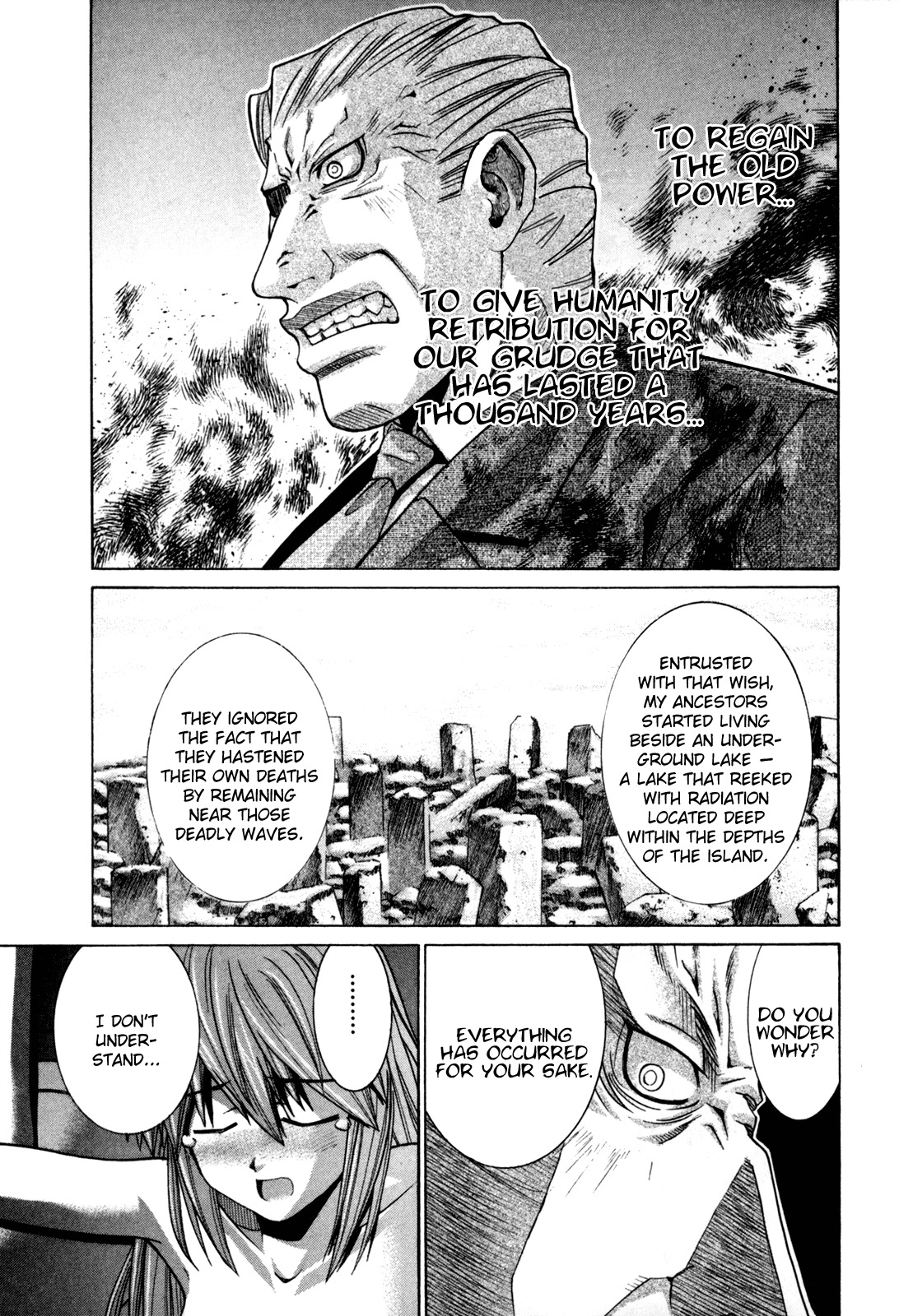 Elfen Lied Chapter 86 page 15 - Chapter 86: The Insincere Night Sky