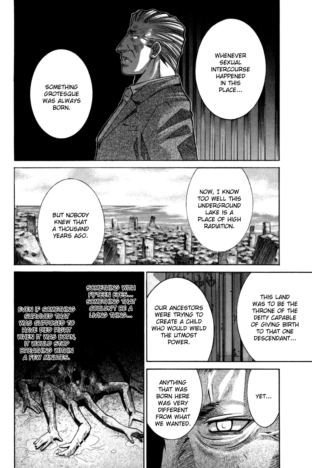 Elfen Lied Chapter 86 page 16 - Chapter 86: The Insincere Night Sky