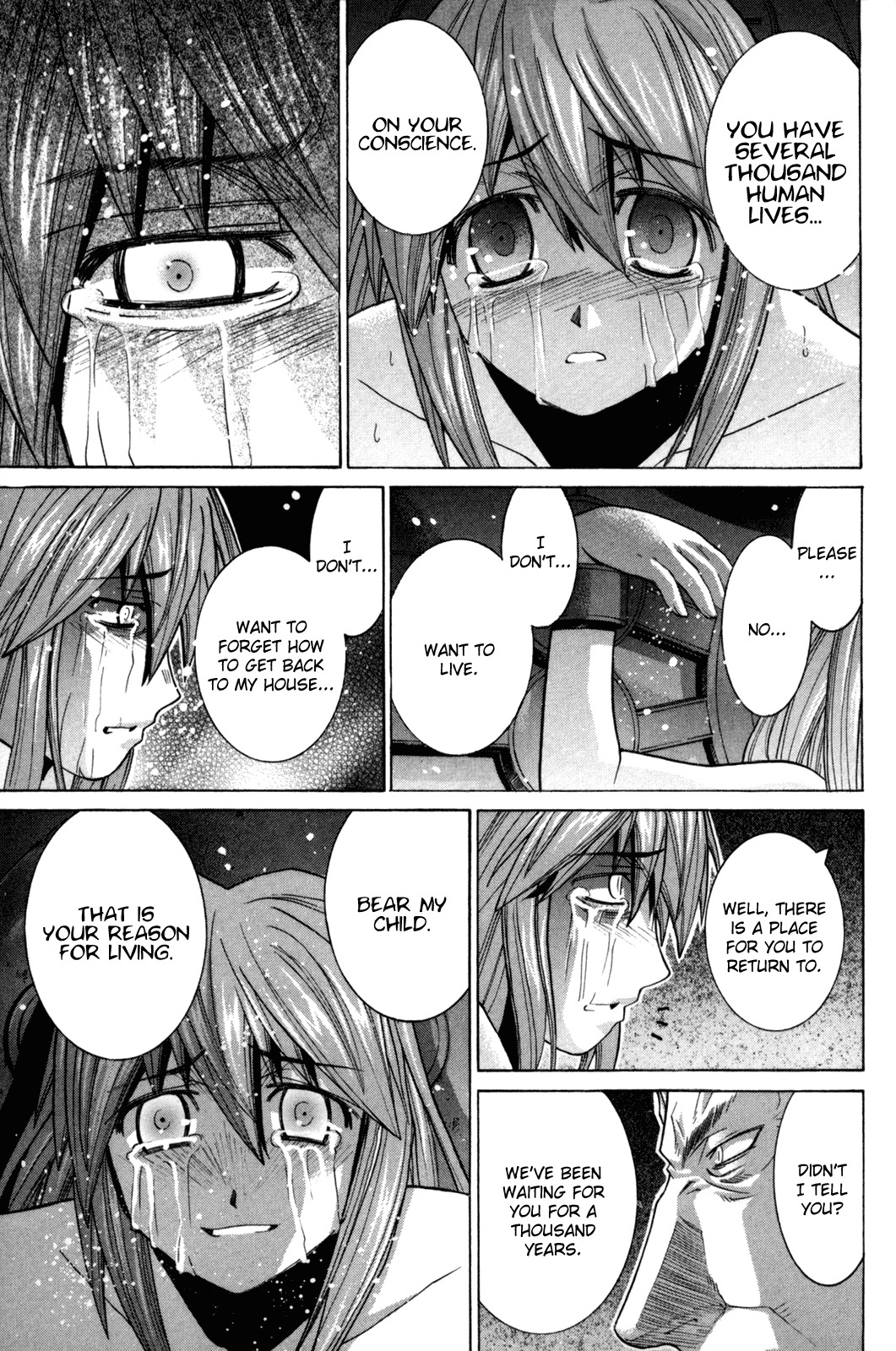 Elfen Lied Chapter 86 page 19 - Chapter 86: The Insincere Night Sky