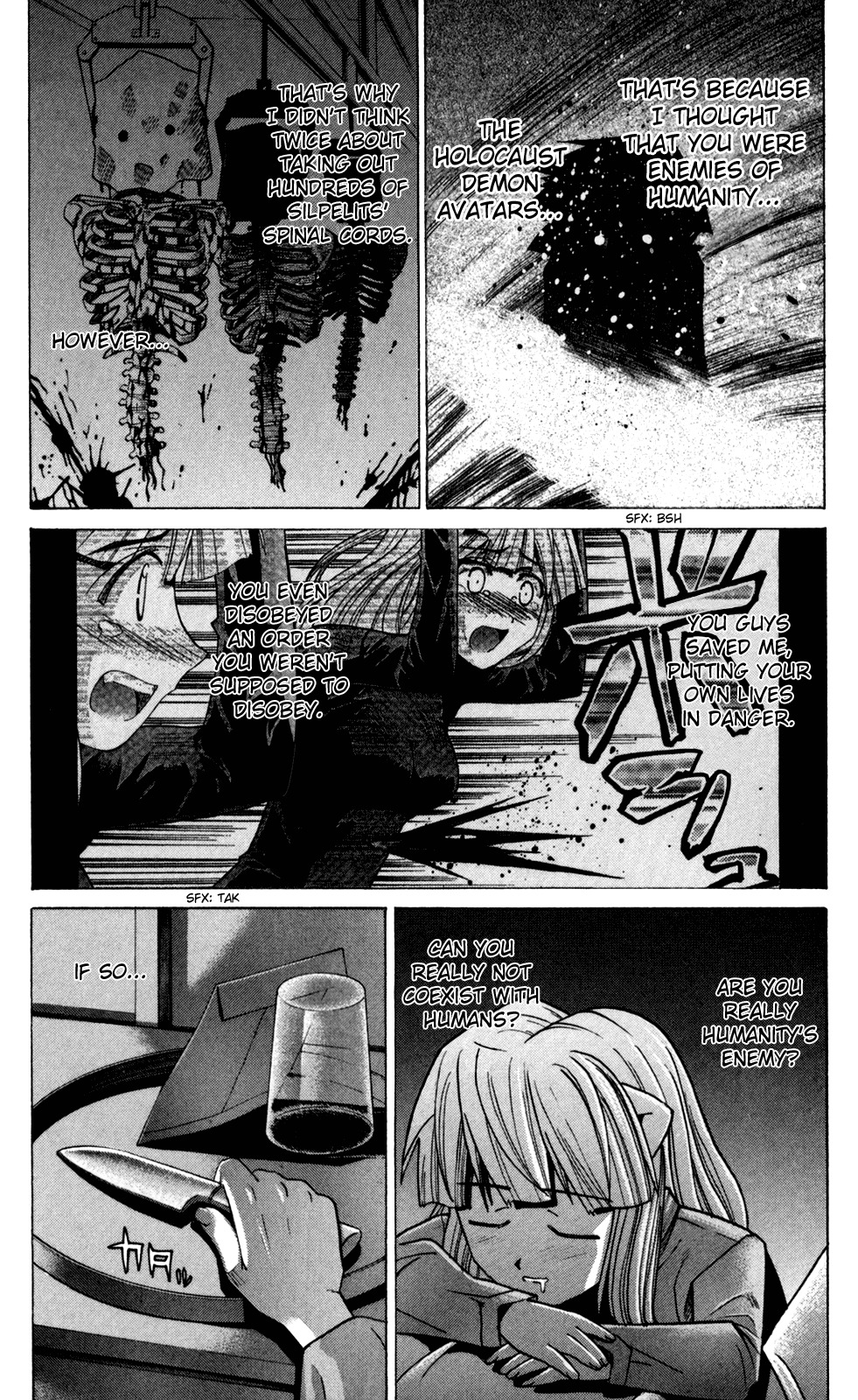 Elfen Lied Chapter 86 page 21 - Chapter 86: The Insincere Night Sky