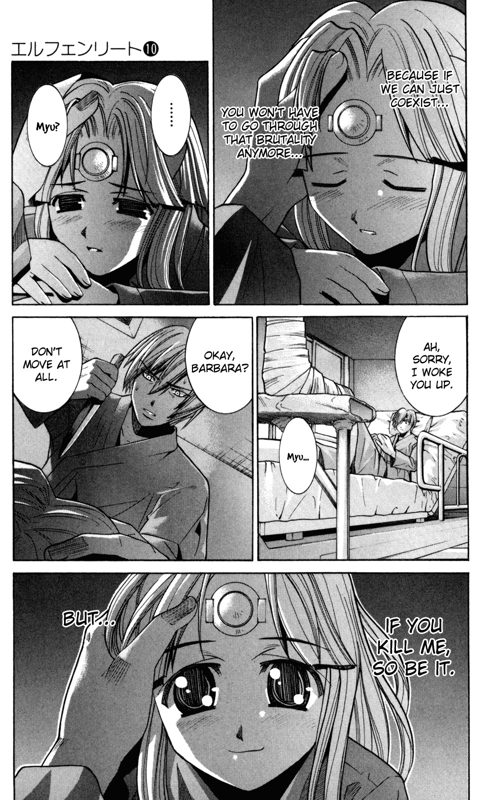 Elfen Lied Chapter 86 page 23 - Chapter 86: The Insincere Night Sky