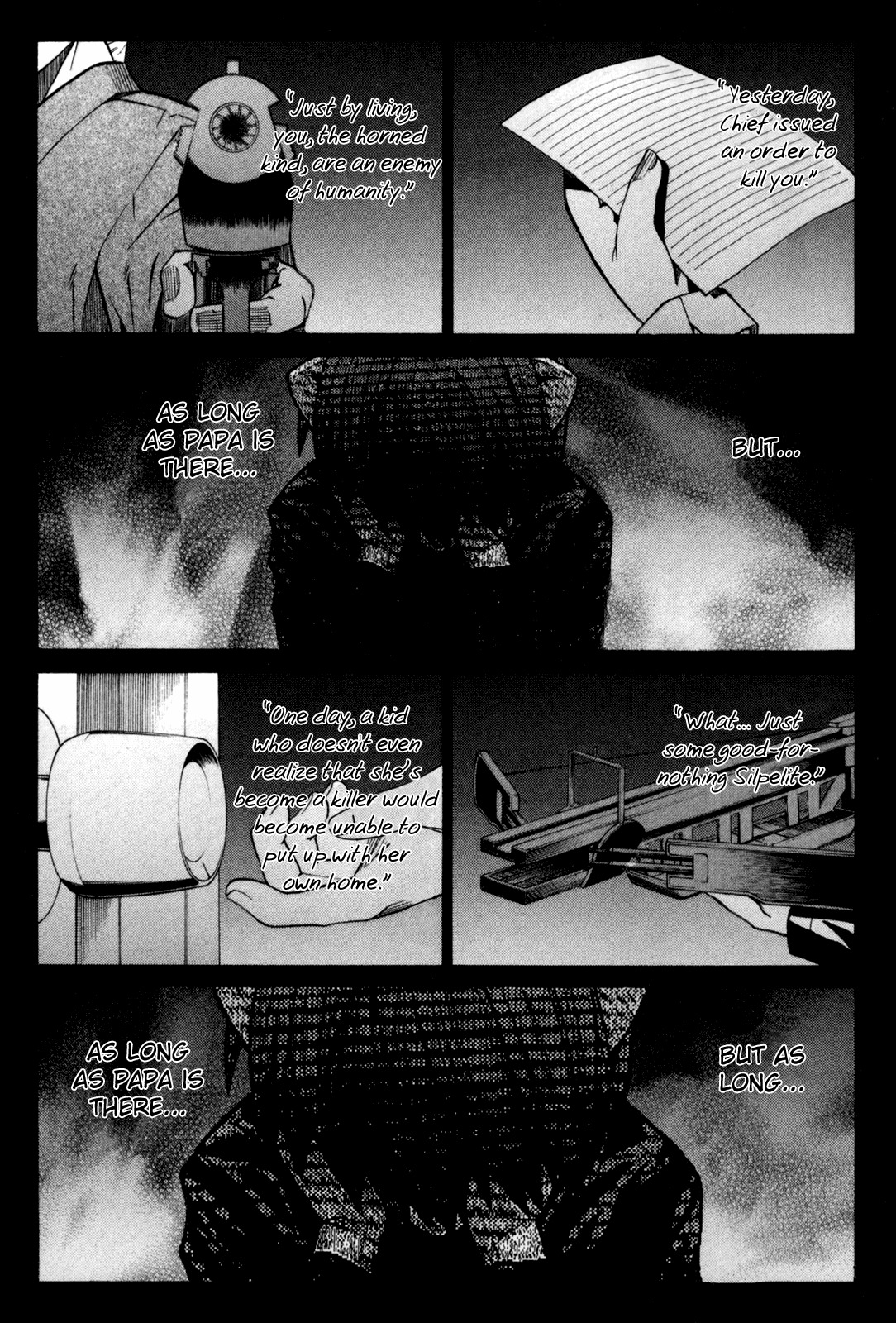 Elfen Lied Chapter 86 page 3 - Chapter 86: The Insincere Night Sky