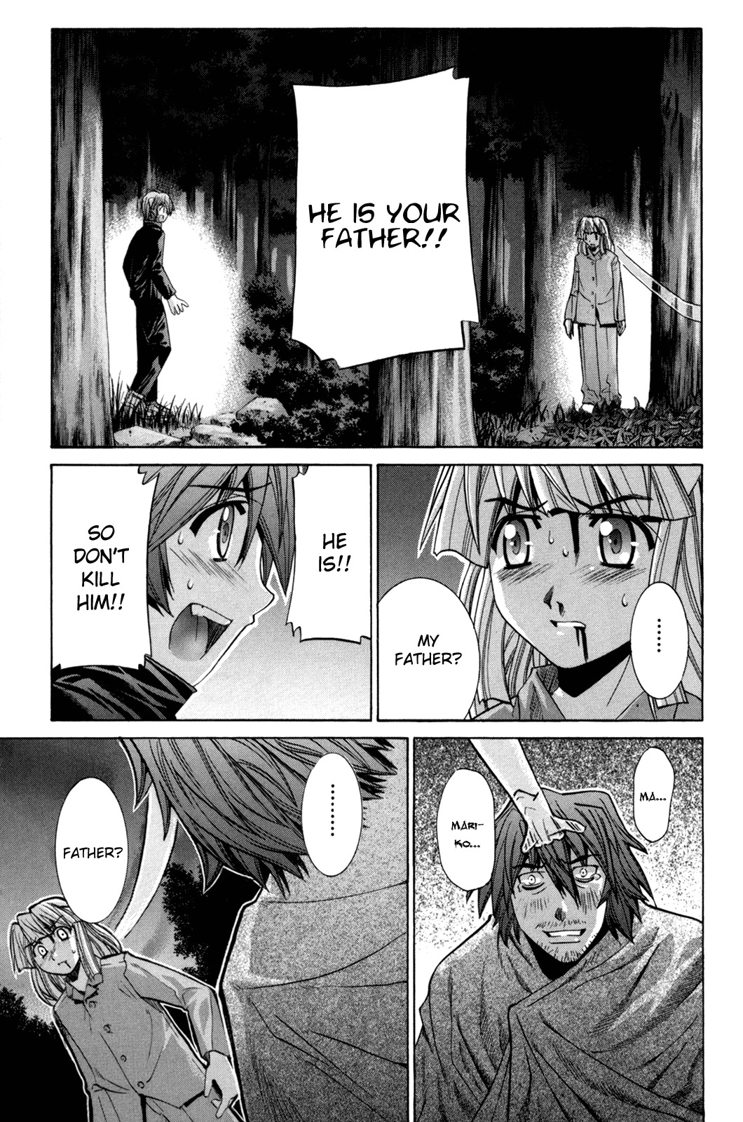 Elfen Lied Chapter 88 page 19 - Chapter 88: Memories and Gunshots