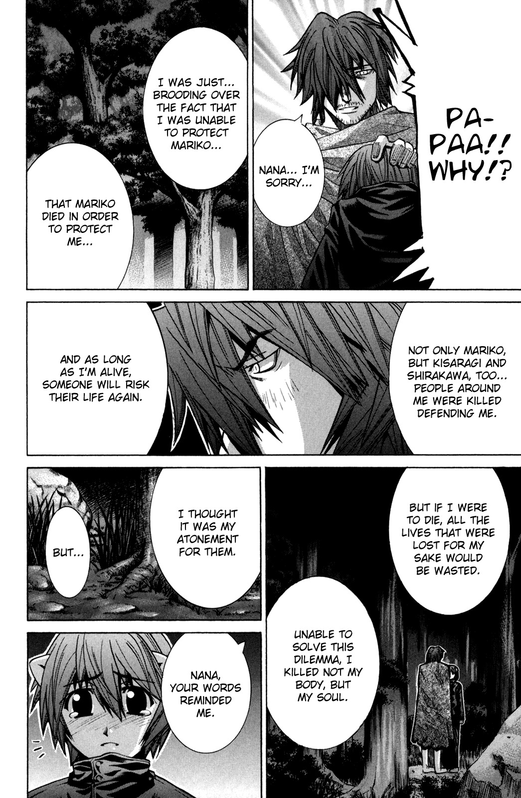 Elfen Lied Chapter 88 page 36 - Chapter 88: Memories and Gunshots