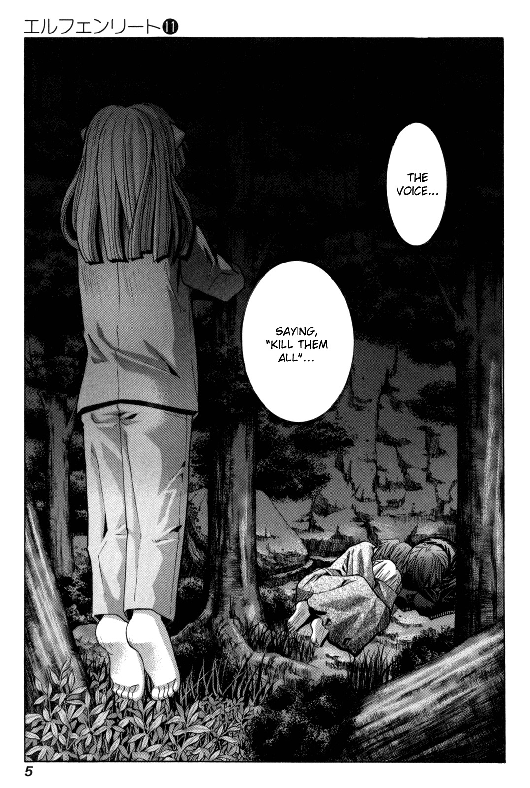 Elfen Lied Chapter 88 page 9 - Chapter 88: Memories and Gunshots