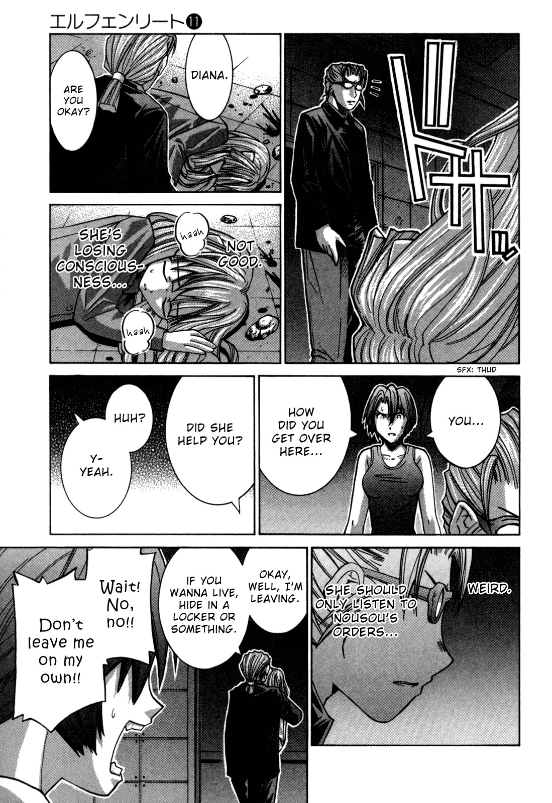 Elfen Lied Chapter 93 page 3 - Chapter 93: Lack Communication
