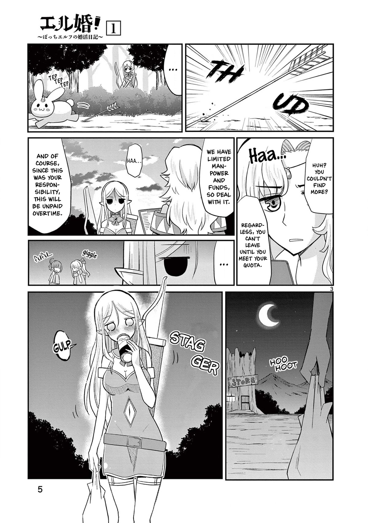 ELKON! ~The Lonely Elf's Marriage Hunting Diary~ Chapter 1 page 6 - Chapter 1: The First Marriage Hunt.