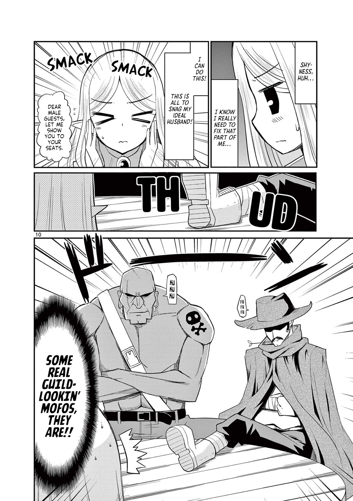 ELKON! ~The Lonely Elf's Marriage Hunting Diary~ Chapter 2 page 10 - Chapter 2: Throbbing Hearts at a Shared Table.