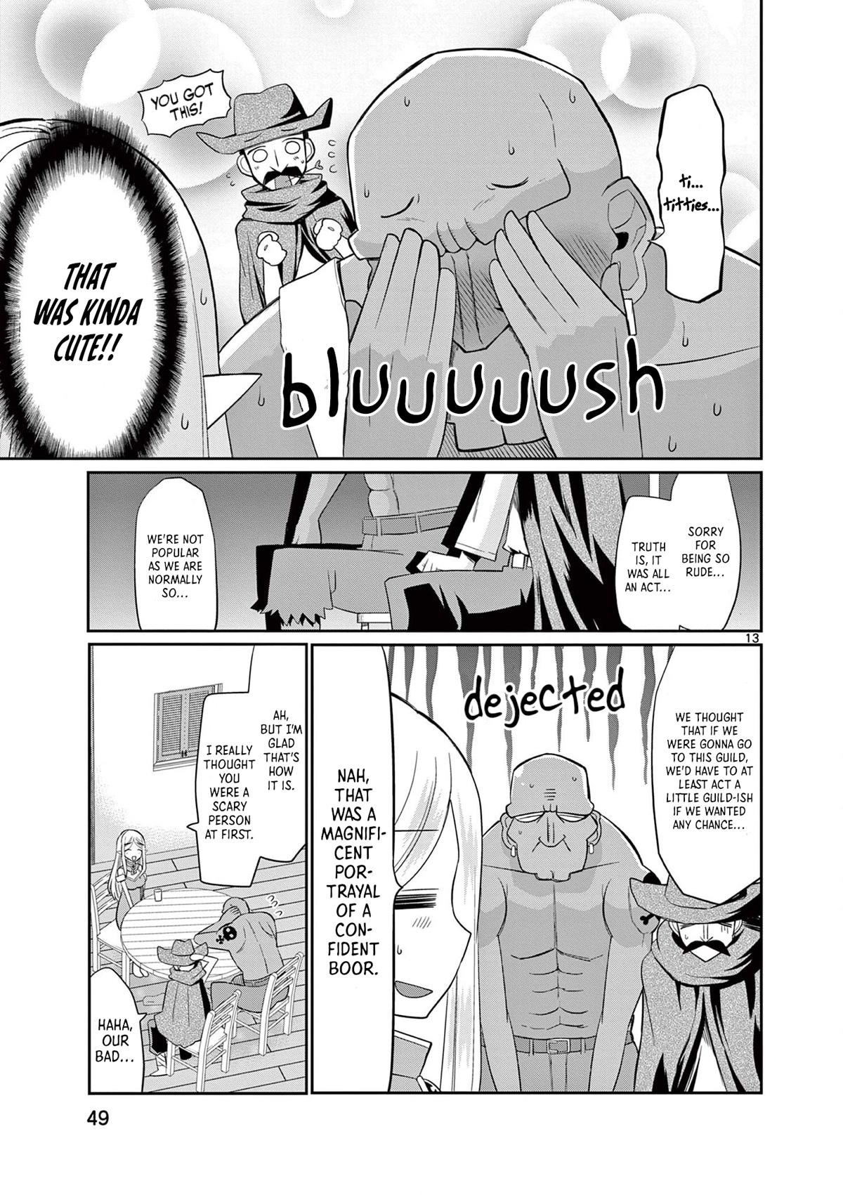 ELKON! ~The Lonely Elf's Marriage Hunting Diary~ Chapter 2 page 13 - Chapter 2: Throbbing Hearts at a Shared Table.