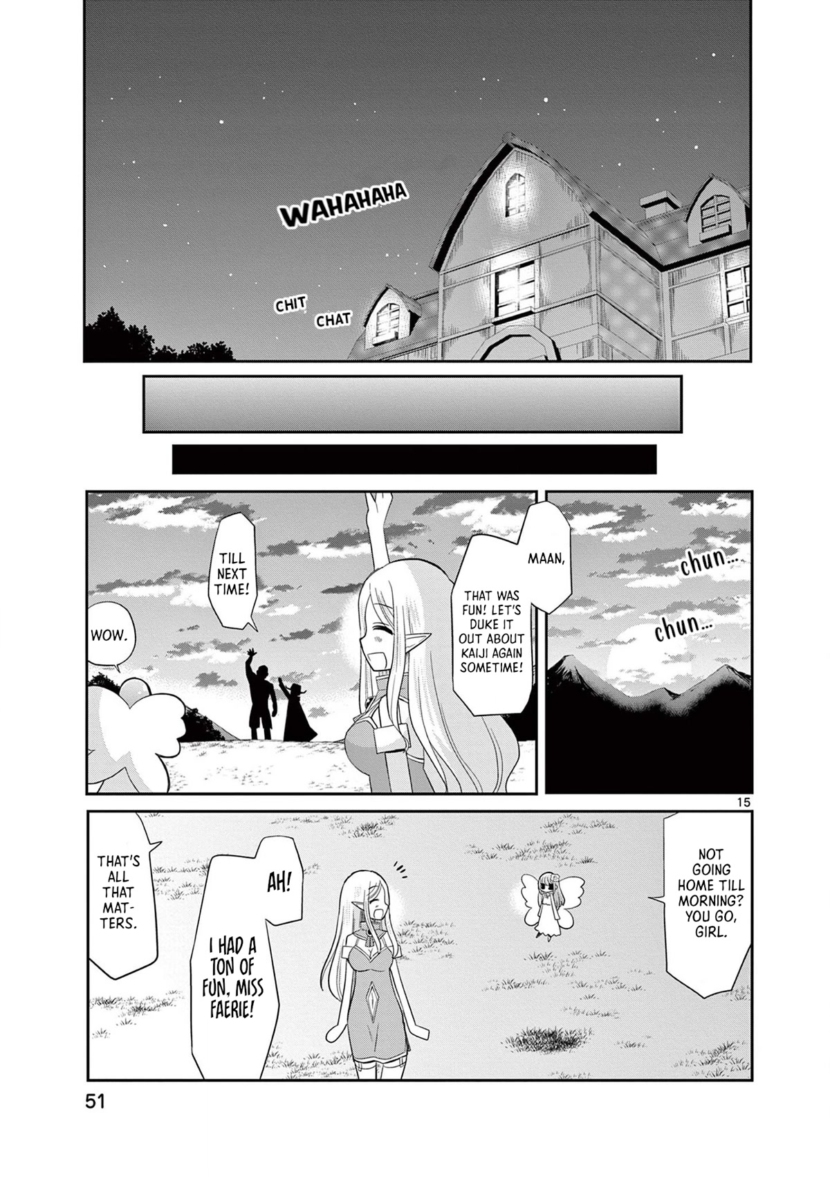 ELKON! ~The Lonely Elf's Marriage Hunting Diary~ Chapter 2 page 15 - Chapter 2: Throbbing Hearts at a Shared Table.