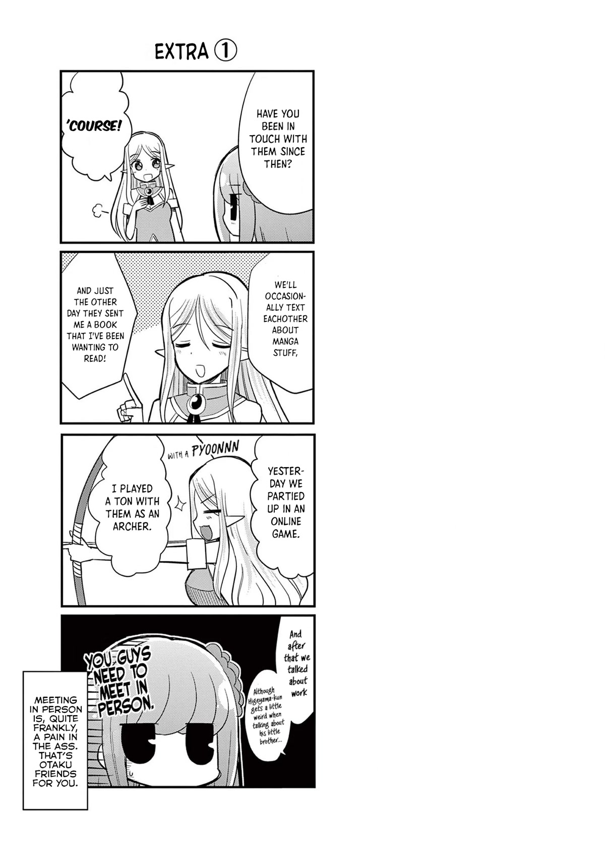 ELKON! ~The Lonely Elf's Marriage Hunting Diary~ Chapter 2 page 17 - Chapter 2: Throbbing Hearts at a Shared Table.