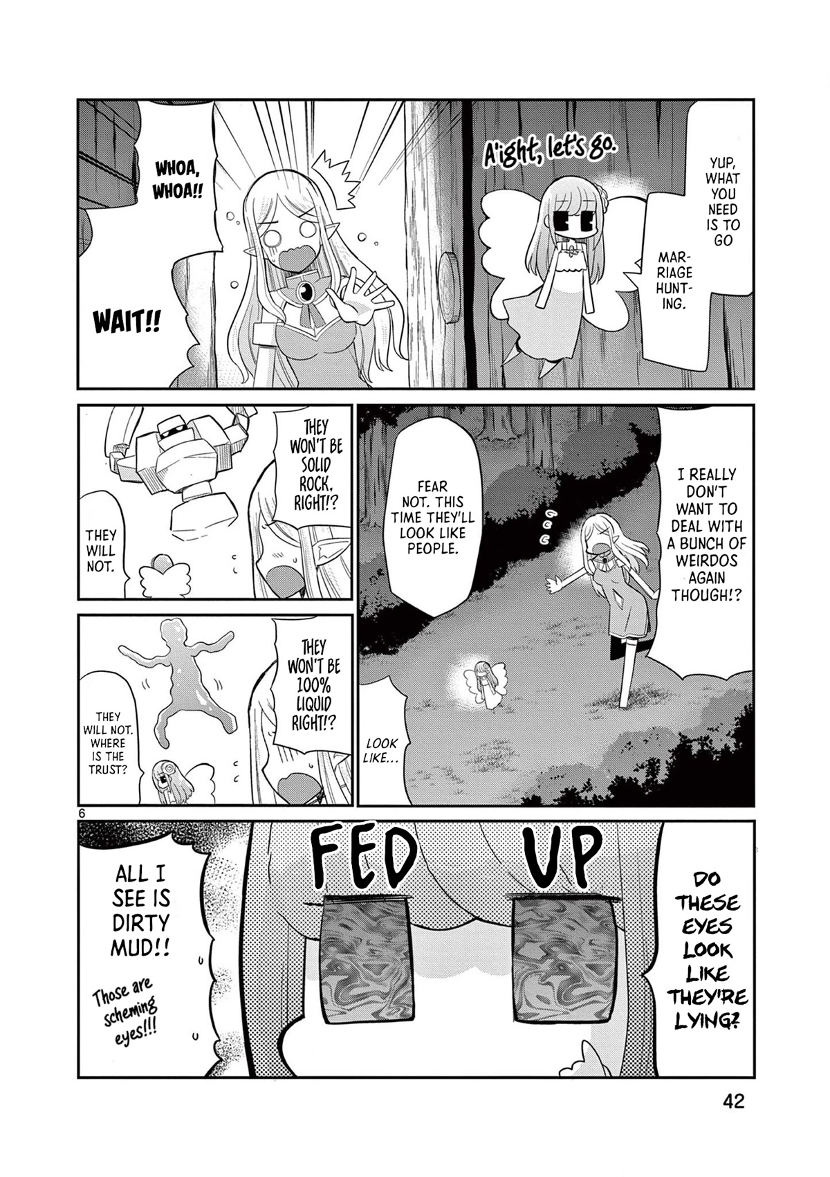 ELKON! ~The Lonely Elf's Marriage Hunting Diary~ Chapter 2 page 6 - Chapter 2: Throbbing Hearts at a Shared Table.