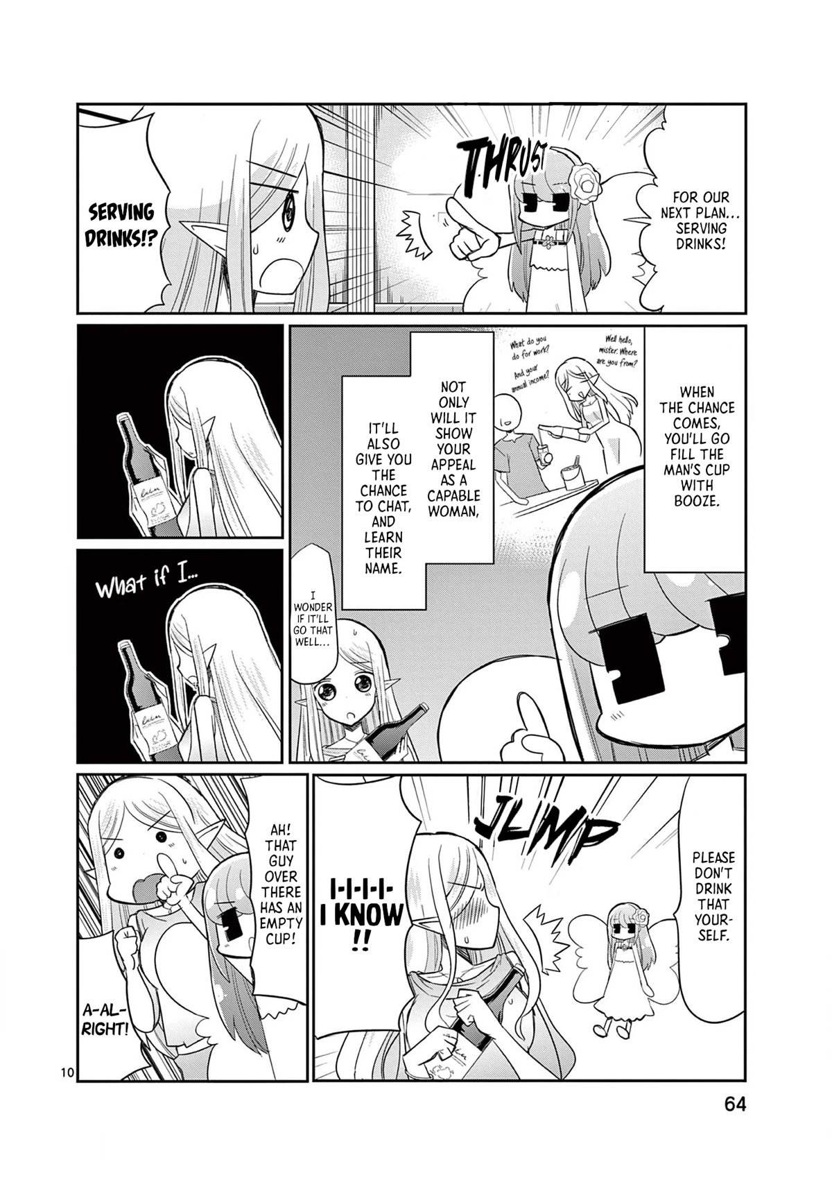 ELKON! ~The Lonely Elf's Marriage Hunting Diary~ Chapter 3 page 10 - Chapter 3: Let's Meet at the Wedding.