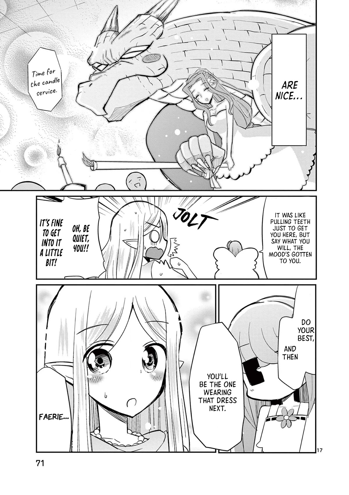 ELKON! ~The Lonely Elf's Marriage Hunting Diary~ Chapter 3 page 17 - Chapter 3: Let's Meet at the Wedding.