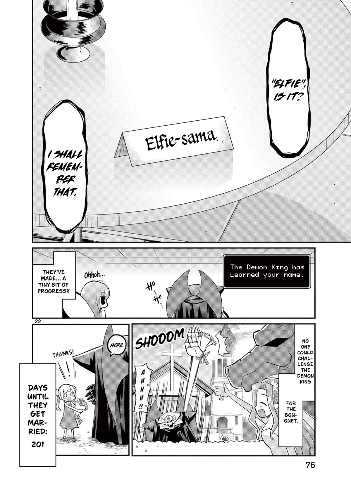 ELKON! ~The Lonely Elf's Marriage Hunting Diary~ Chapter 3 page 22 - Chapter 3: Let's Meet at the Wedding.