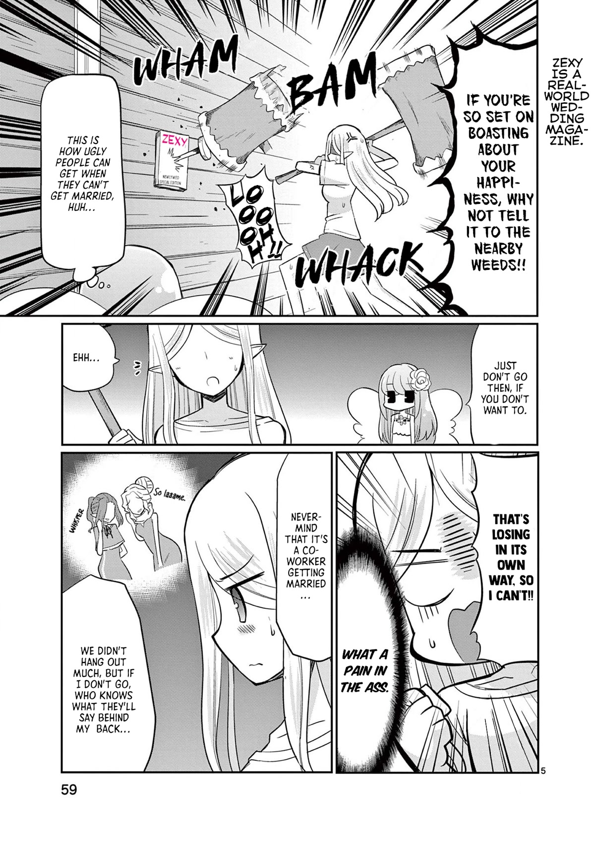 ELKON! ~The Lonely Elf's Marriage Hunting Diary~ Chapter 3 page 5 - Chapter 3: Let's Meet at the Wedding.