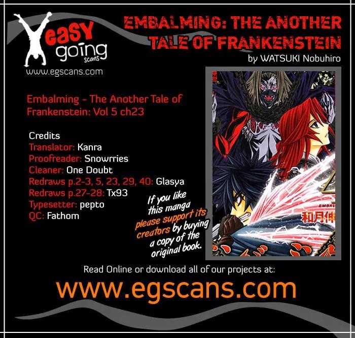 Embalming: The Another Tale of Frankenstein Chapter 23 page 1 - Chapter 23: Dead Body and Near-Death 1
