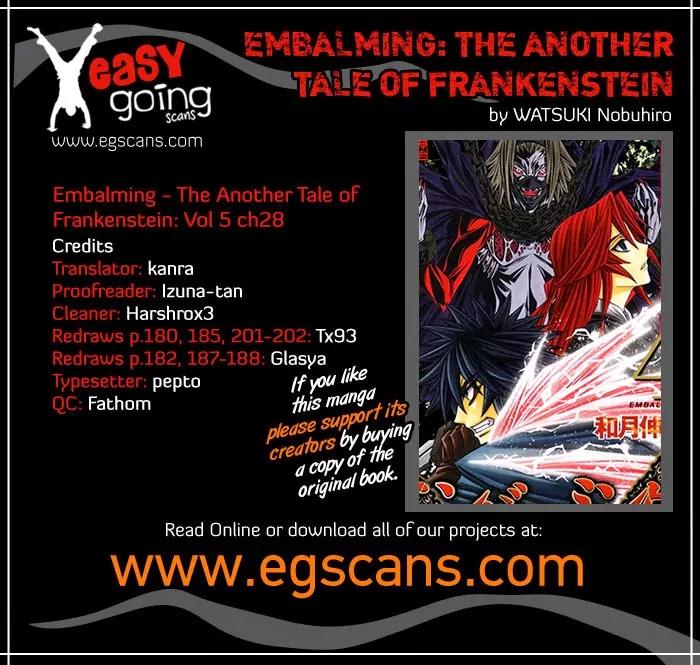 Embalming: The Another Tale of Frankenstein Chapter 28 page 1 - Chapter 28: Dead Body and Near-Death Mind 6