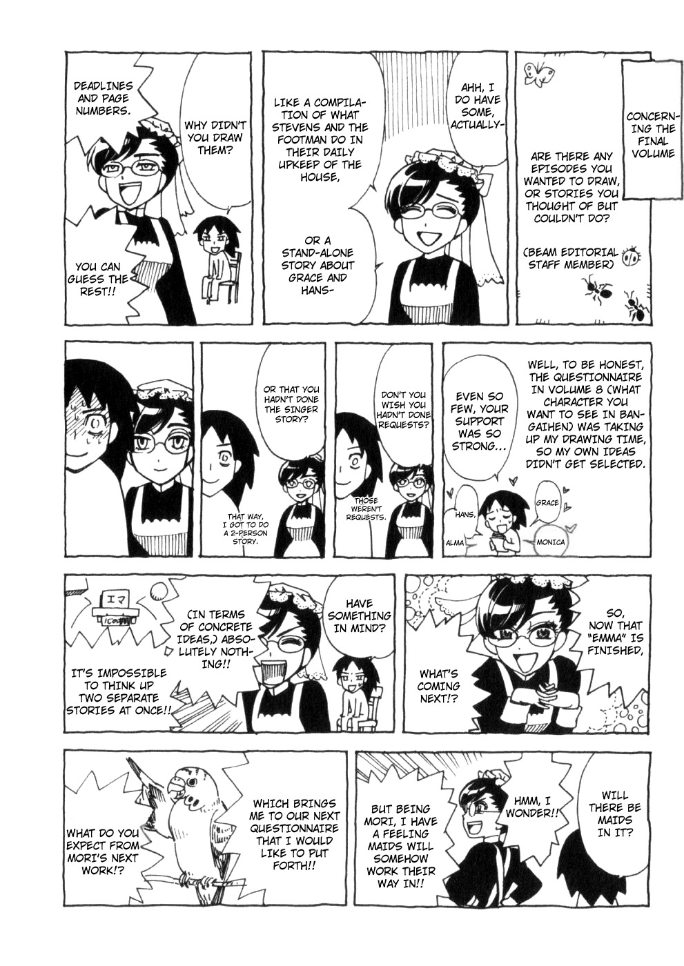 Emma Chapter 72.1 page 2 - Chapter 72.1: Omake