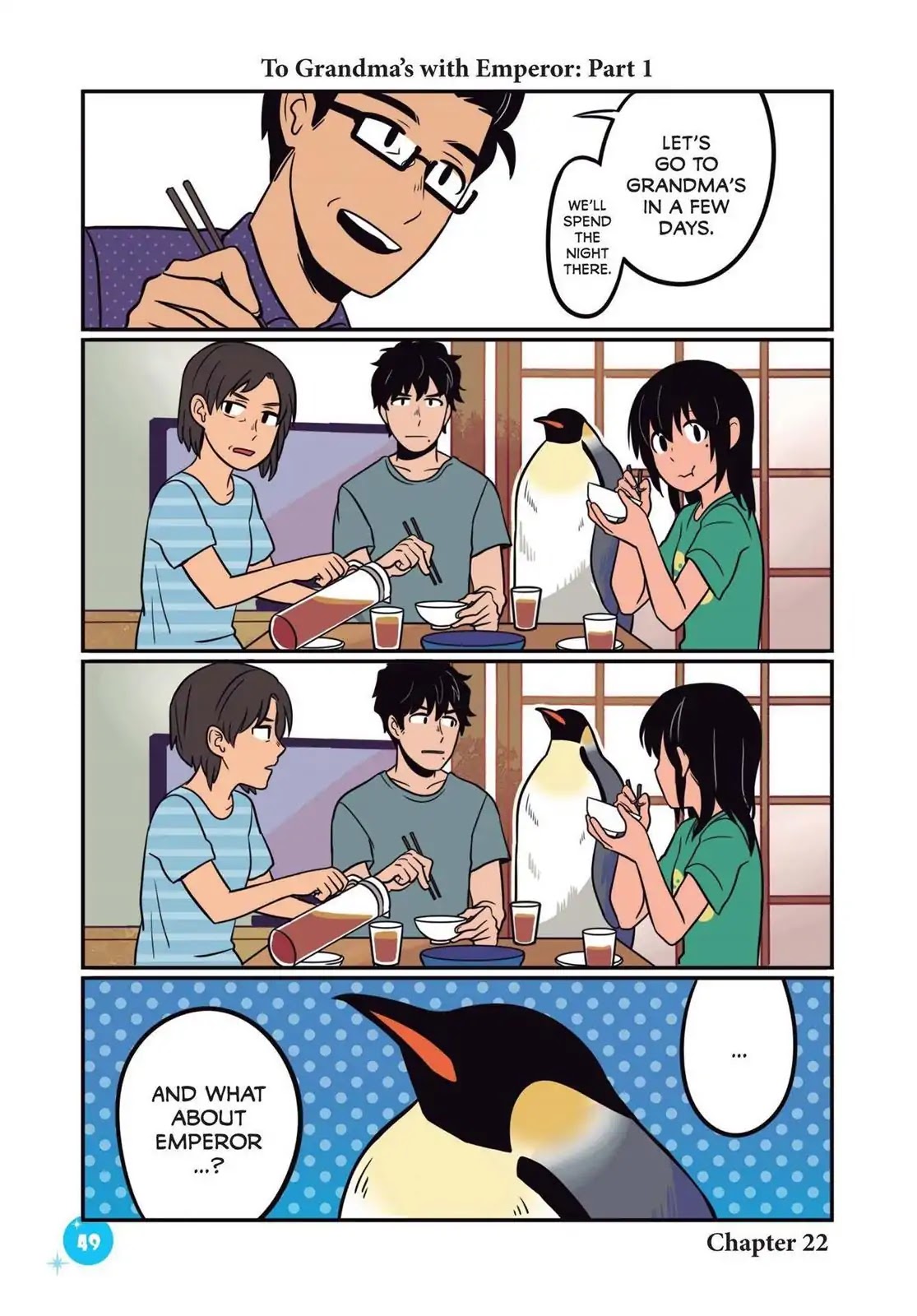 Emperor and I Chapter 22 page 1 - Chapter 22: To Grandma's with Emperor (Part 1)