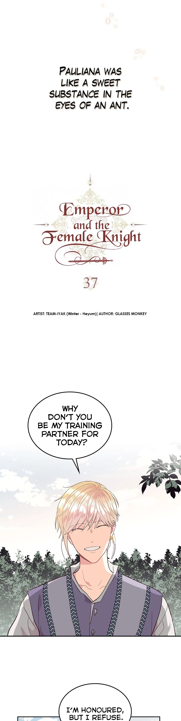 Emperor And The Female Knight Chapter 37 page 3 - Chapter 37