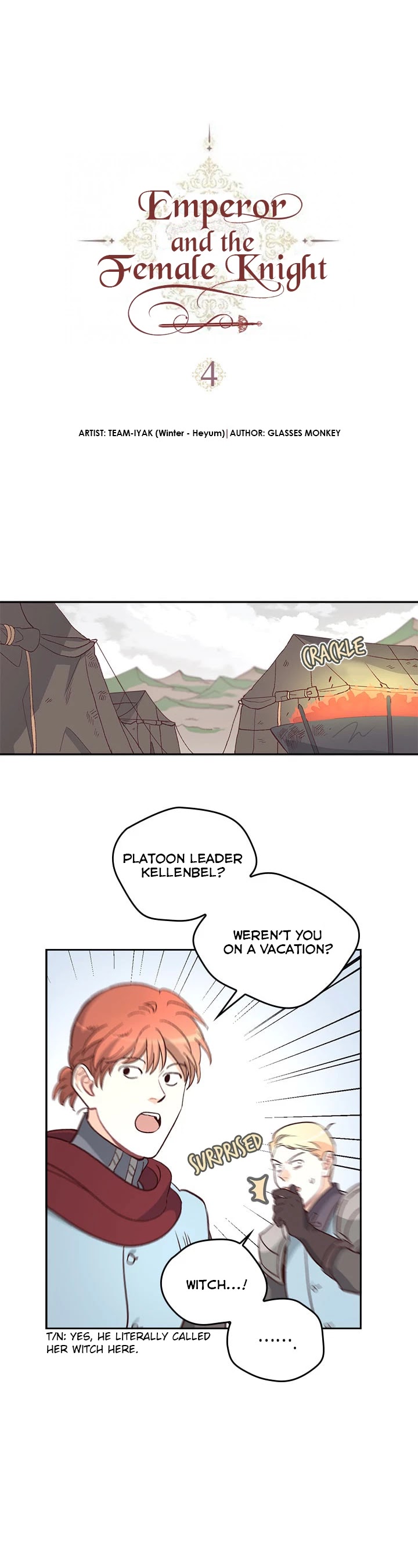 Emperor And The Female Knight Chapter 4 page 2 - Chapter 4